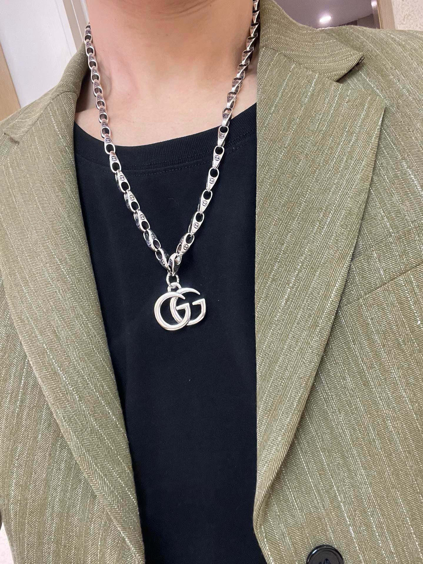 Gucci古驰項链Anger Forestシリーズ 高档双G设计