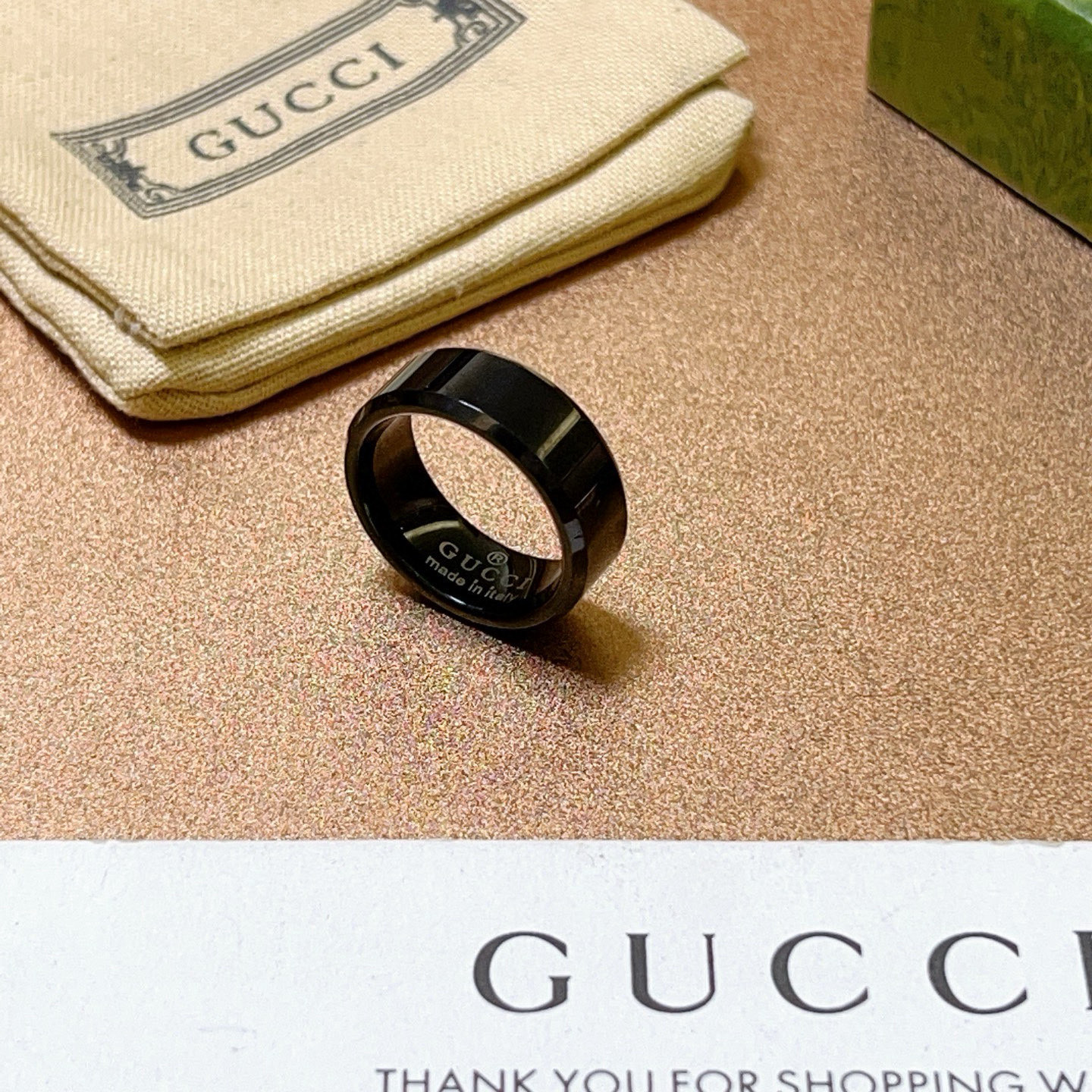 “New Gucci Rings: Anger Forest Star Design, G-Manufacturing, Manual Processing, Flash Layouts, Hot Sales” - 图片 4