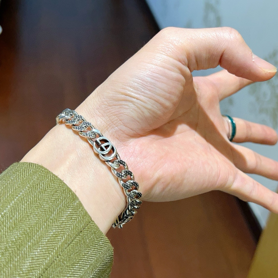 Gucci古驰手链最新款のクラシックデザイン - 男女共用