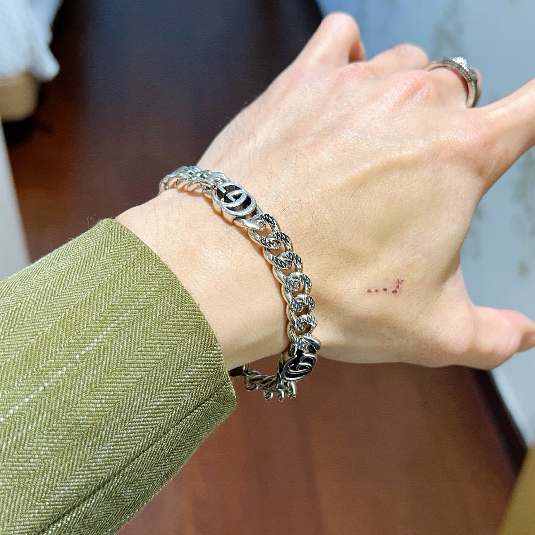 Gucci古驰手链最新款のクラシックデザイン - 男女共用