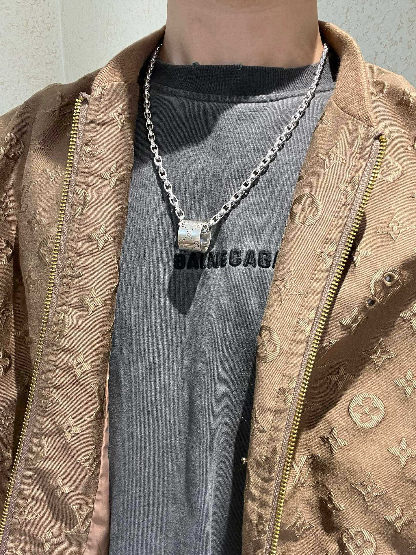 Gucci古驰ダブルGチェーンネックレスAnger Forestシリーズ