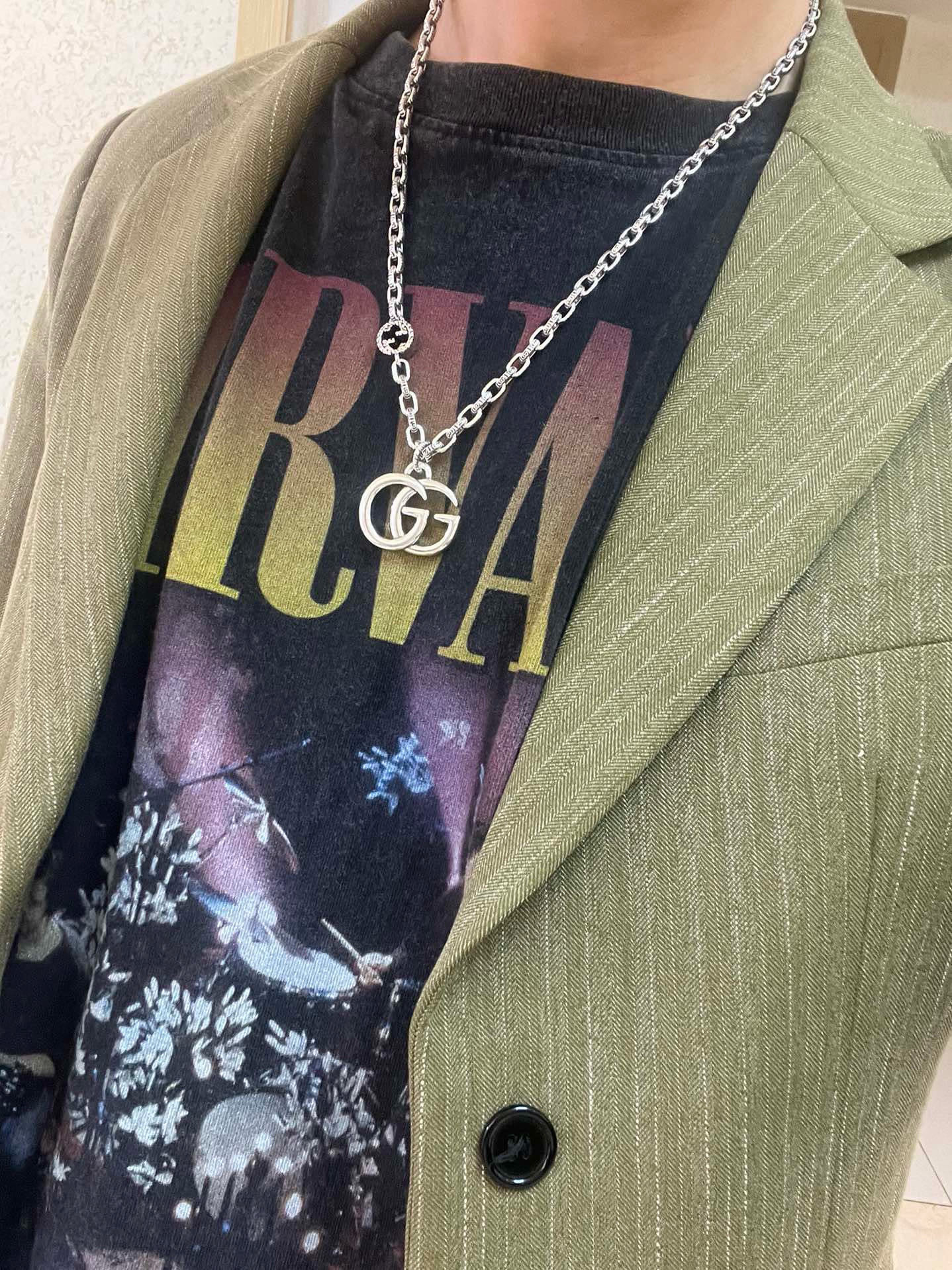 Gucci古驰Anger Forestシリーズ双Gネックレス - 高級手作りデザイン