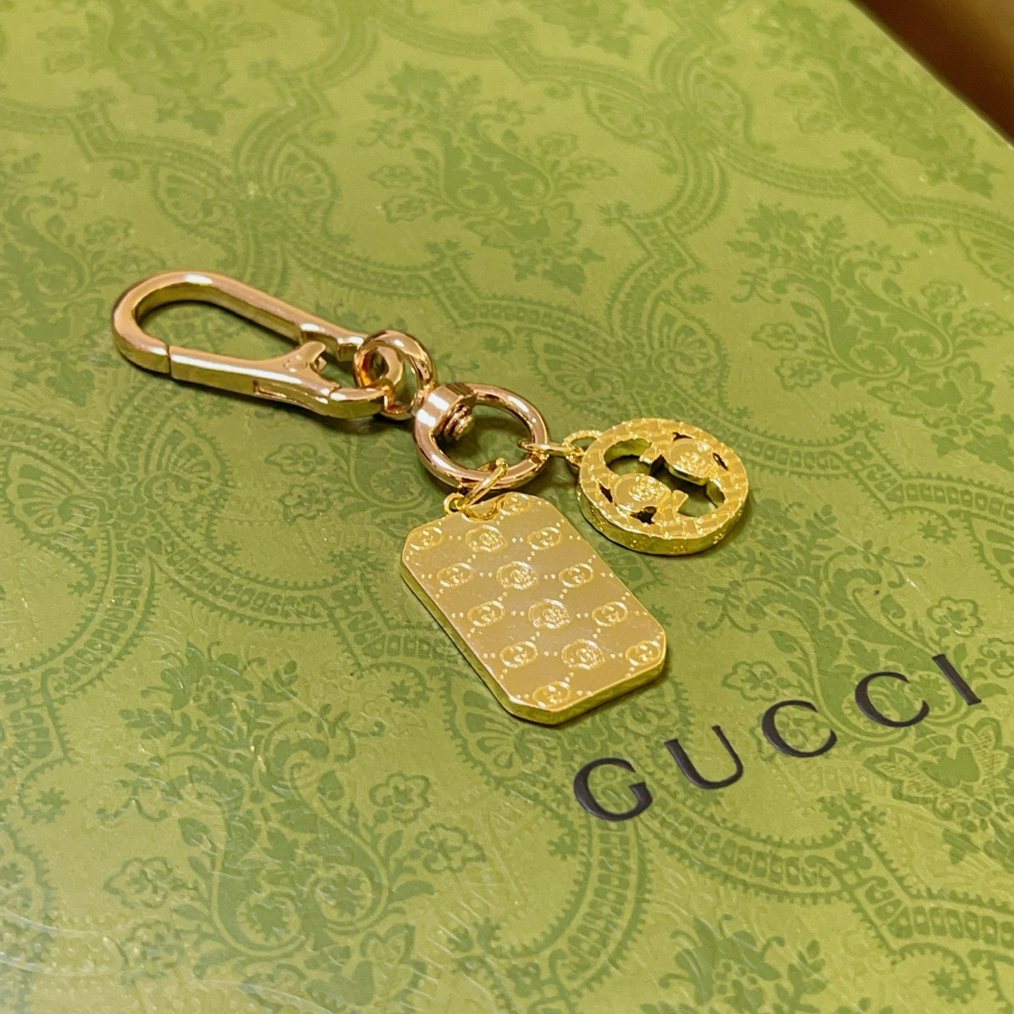 Gucci古驰钥匙扣 Anger Forestシリーズ 双G经典款デザイン