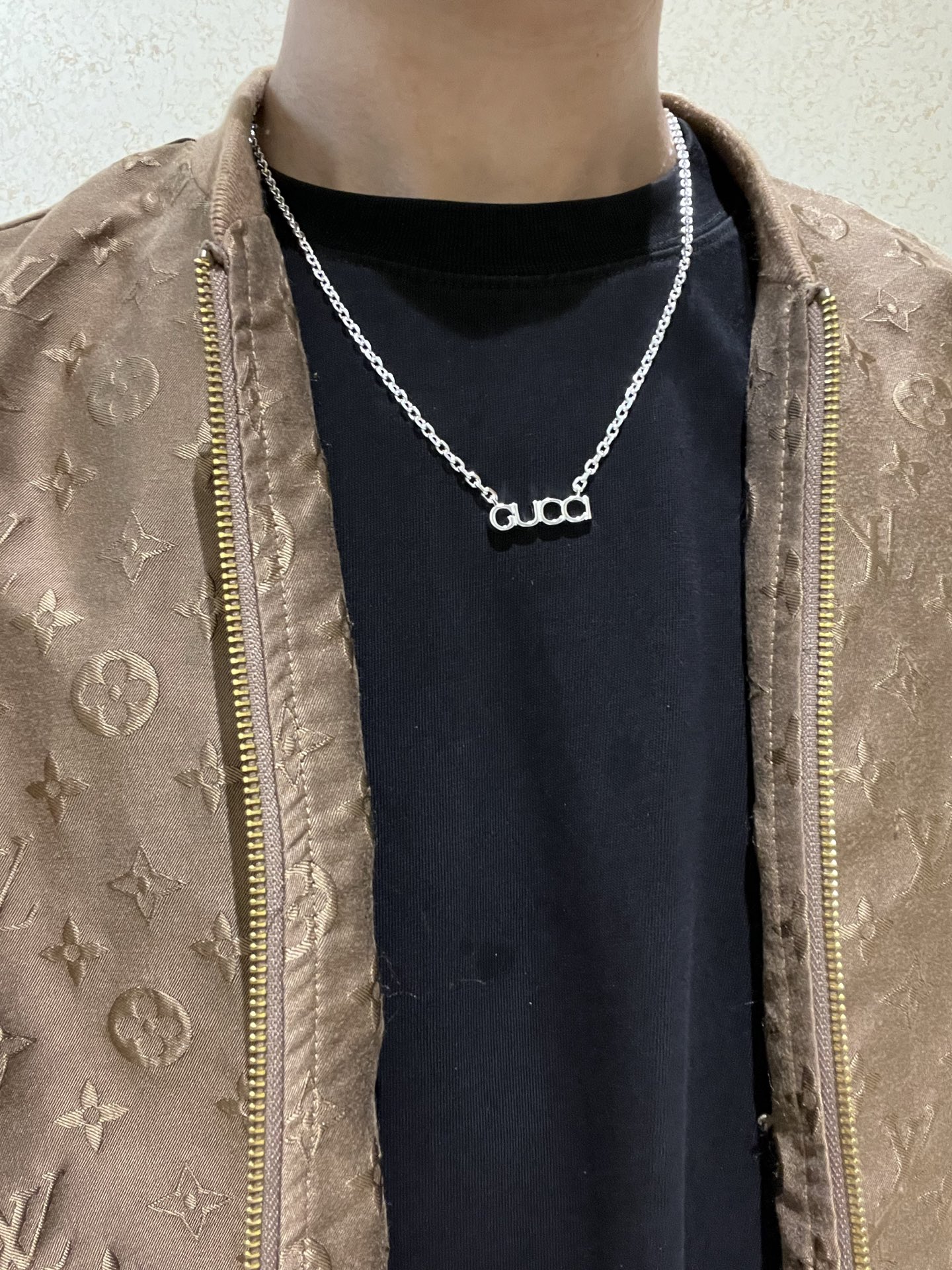Gucci古驰Anger Forestシリーズ復古双Gデザインネックレス