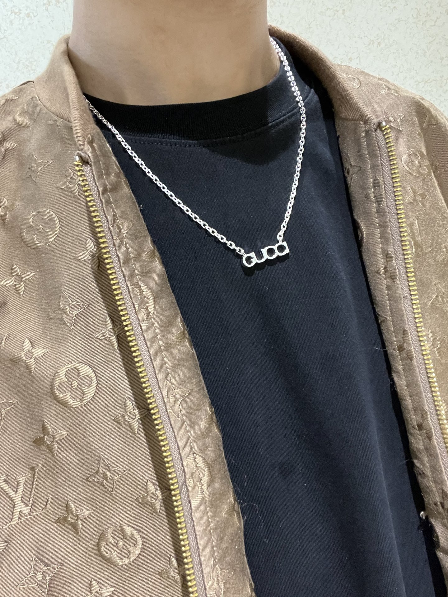 Gucci古驰Anger Forestシリーズ復古双Gデザインネックレス