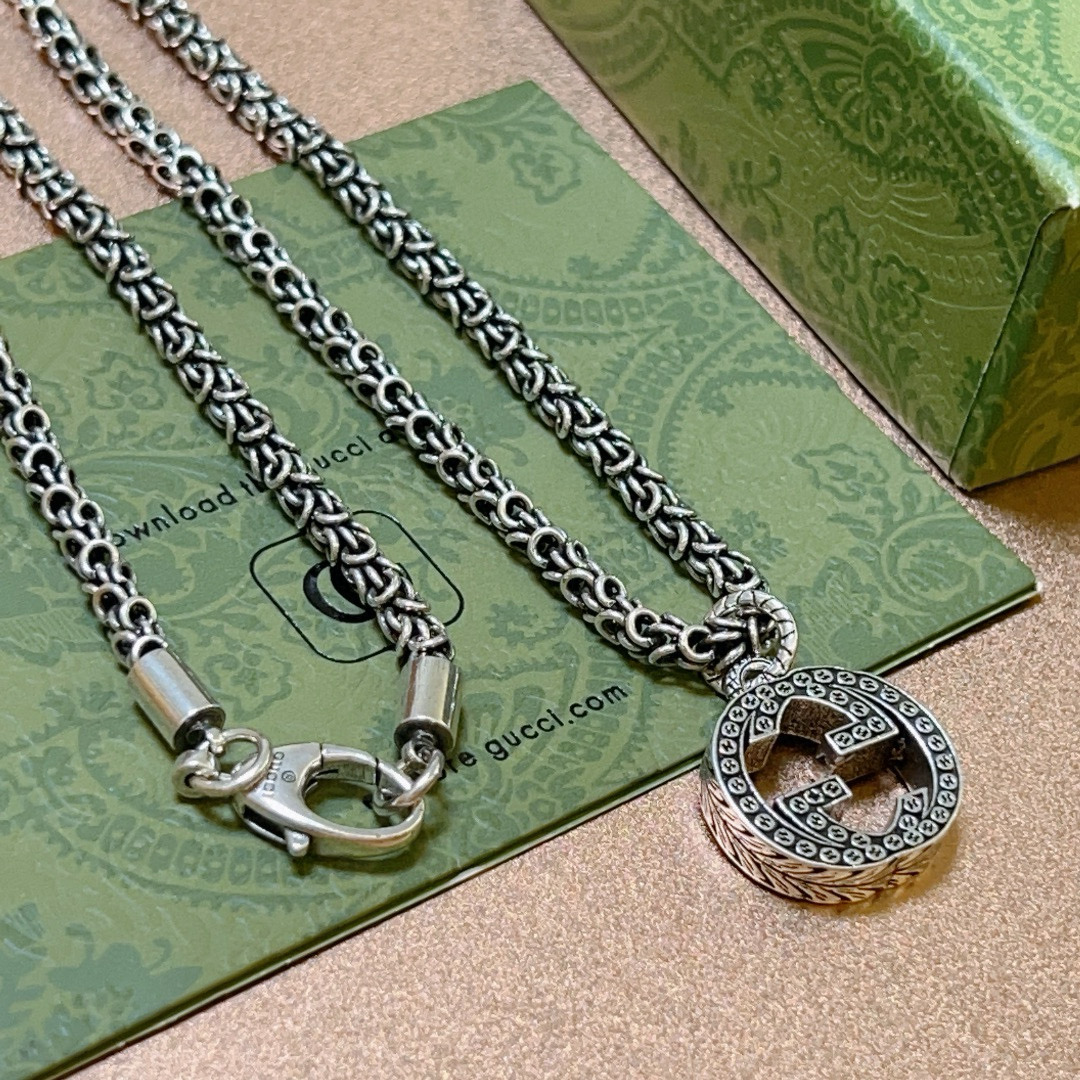 Gucci 𝐆𝐮𝐜𝐜𝐢古驰项链最新款链条档次更高