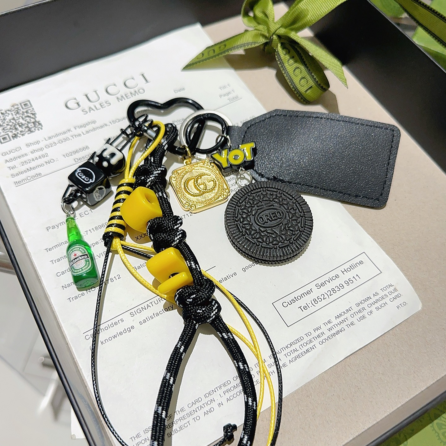 NO:589886,Batch of new product releases Gucci keychains Gucci bag buckles The latest bag charms are of higher quality Stars have the same style Anger Forest series Double G classic models co-branded design concept keychain series The details are distressed and not available in the market Glossy version This one has been out The best-selling model in Gucci Very good match with trendy backpacks, jewelry boutiques, gucci, backpacks, keychain19860909批新品发布 古驰钥匙扣 古驰包包扣 最新款包包挂饰档次更高明星同款Anger Forest系列双G经典款联名设计理念钥匙扣系列 细节对版做旧处理 非市面亮面版型 这款一直在出 古驰里面热卖款 非常好搭配潮流背包,饰品精品,gucci,backpacks,keychain,Jewelry