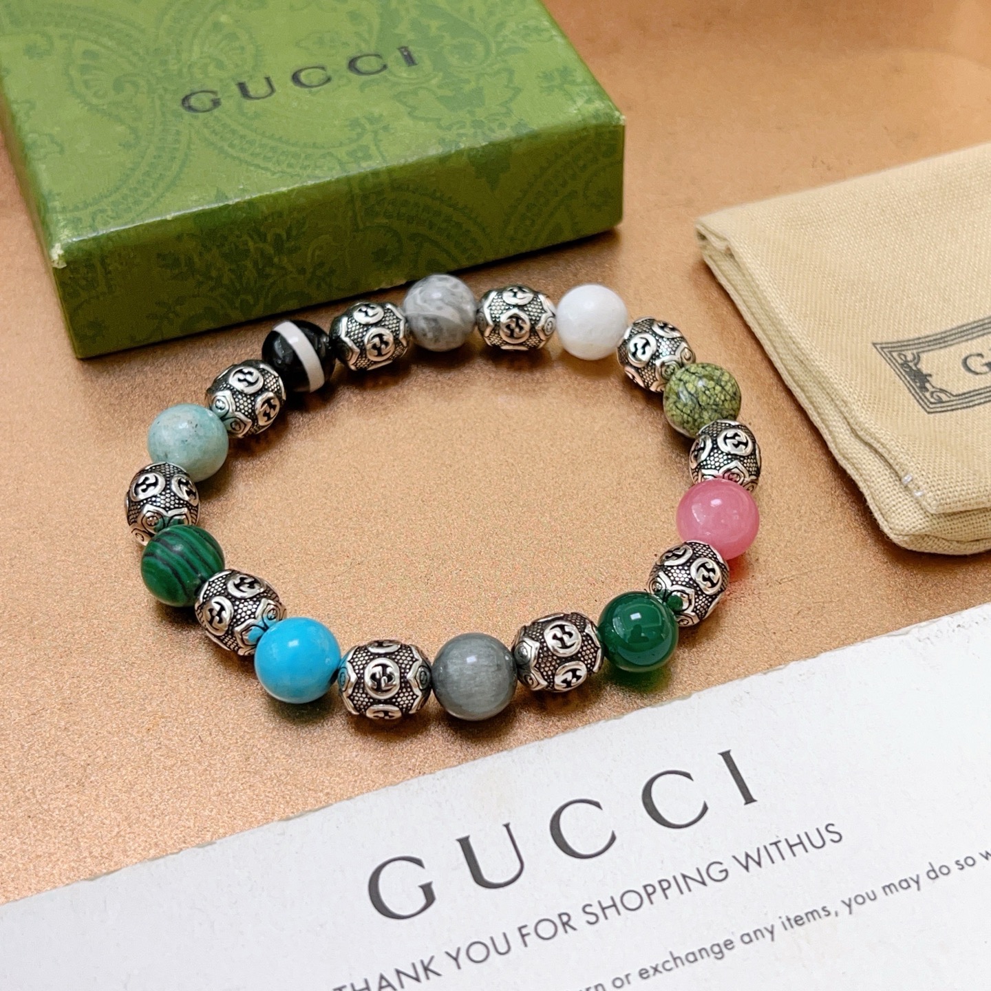 NO:604072,Batch New Product Launch Gucci Bracelet Natural Stone Counter Seiko Version Natural Silver Obsidian Gucci Bracelet Silver Obsidian Thai Silver Style Gucci Bracelet Star Same Style for Men and Women Retro Old Style Original Reproduction Purely Handmade ~ Genuine Open Mold Trendy Fashion Must-Have Can Be Weared by Men and Women Same Style for Couples Rock Punk Thai Silver Style Retro Elements Trendy and Versatile I Like to Remark the Size When Ordering  16cm to 24cm, fine jewelry, gucci, bracelet19860909批 新品发布会古驰手链天然石专柜精工版本天然银曜石古驰手链 银曜石泰银风格古驰手链 明星同款男女款 复古做旧风 原版复刻 纯手工打造 ～正品开模潮流时尚必备 男女均可佩戴 情侣款同款 摇滚朋克泰银风格 复古元素 潮流百搭 超级喜欢下单备注尺寸 16厘米到24厘米,饰品精品,gucci,bracelet,Jewelry