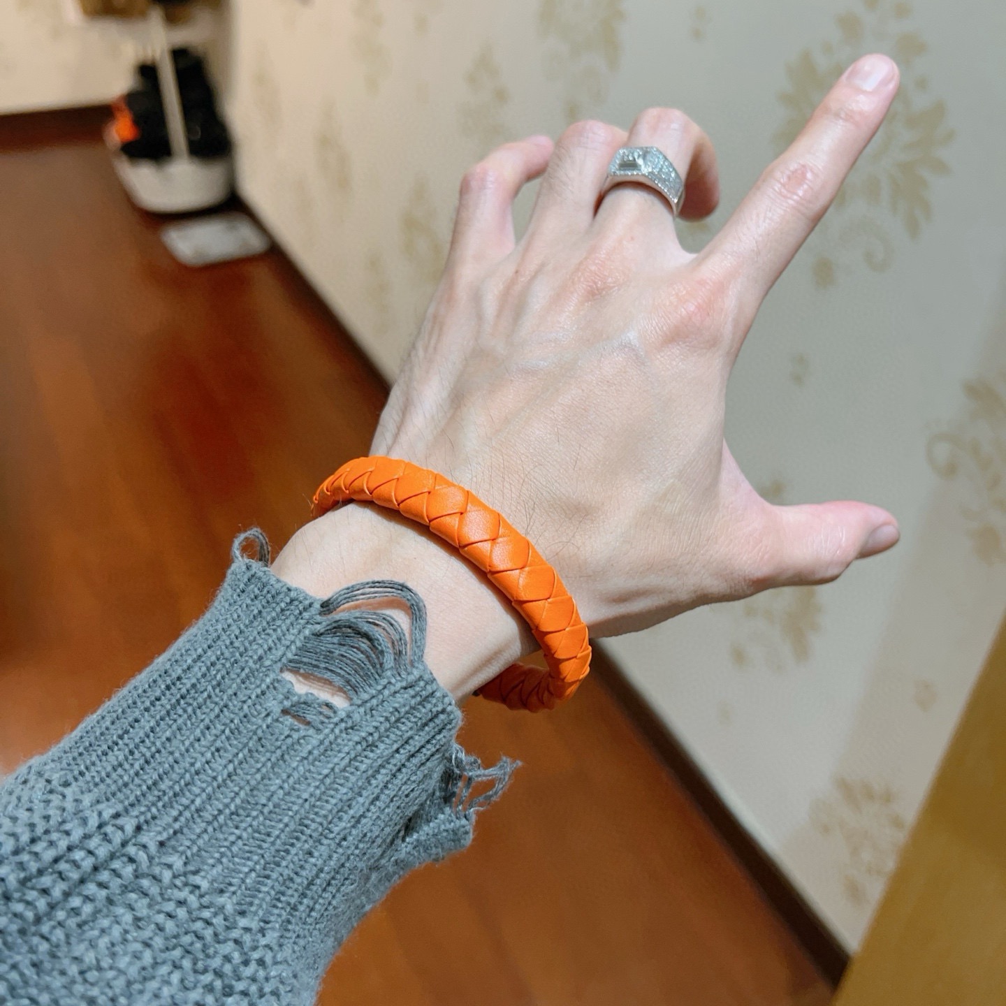 Hermès 新款Hermes爱马仕手链编织手绳加厚版