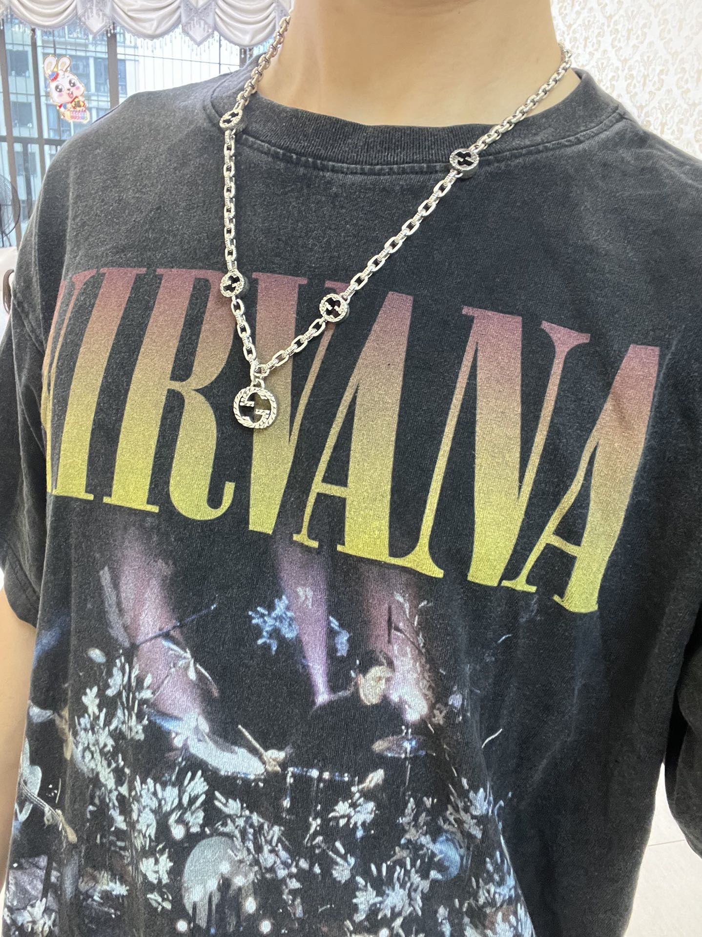 Gucci 不爆不发 古驰官网新款同步更新 抖音带货 首选 𝐆𝐮𝐜𝐜𝐢古驰项链最新款链条档次更高 Anger Forest系列双g图案古驰项链定制项链