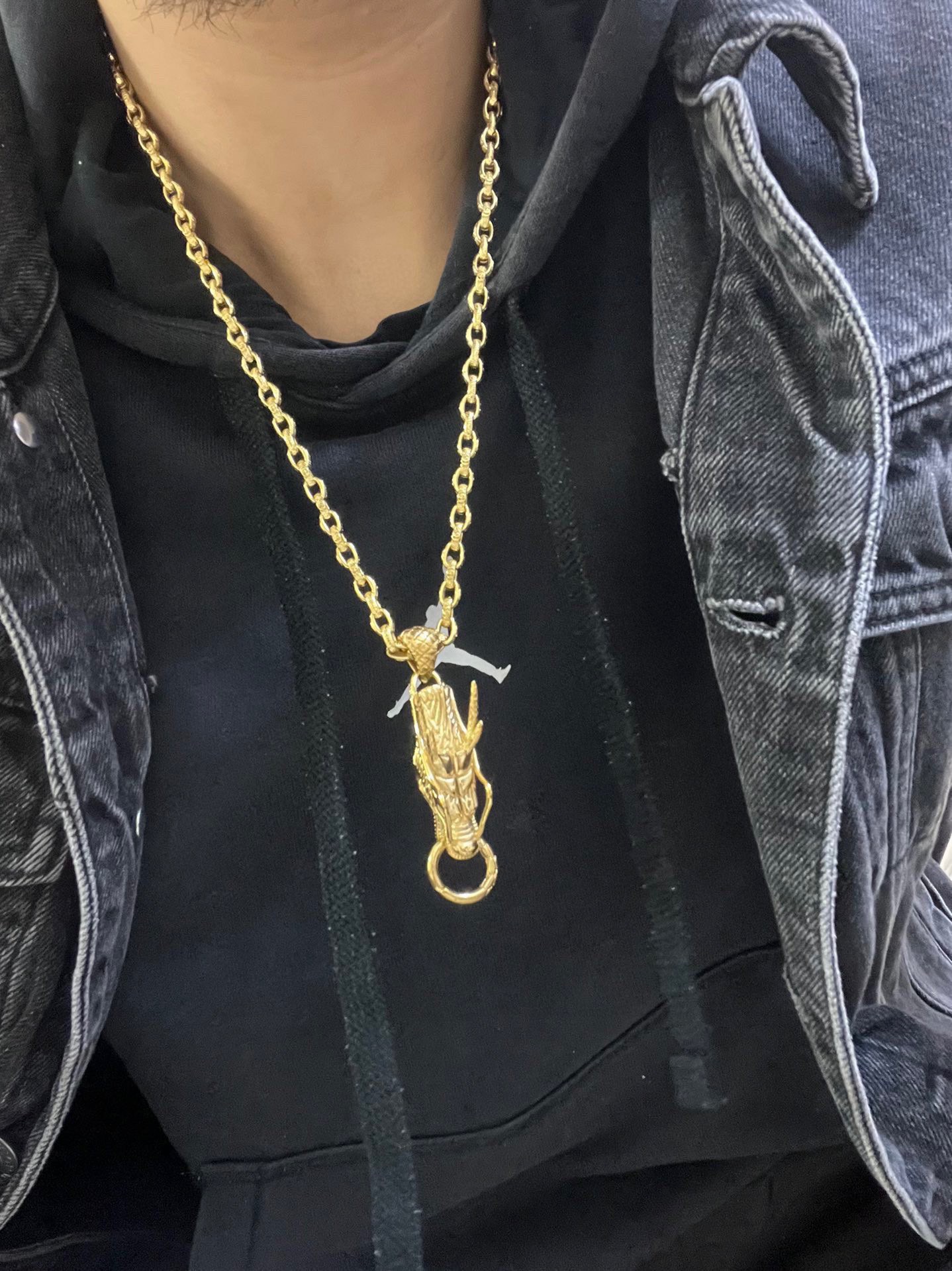 𝐆𝐮𝐜𝐜𝐢古驰项链最新款链条档次更高明星同款Anger Forest系列双G古驰项链链长60厘米可改长度