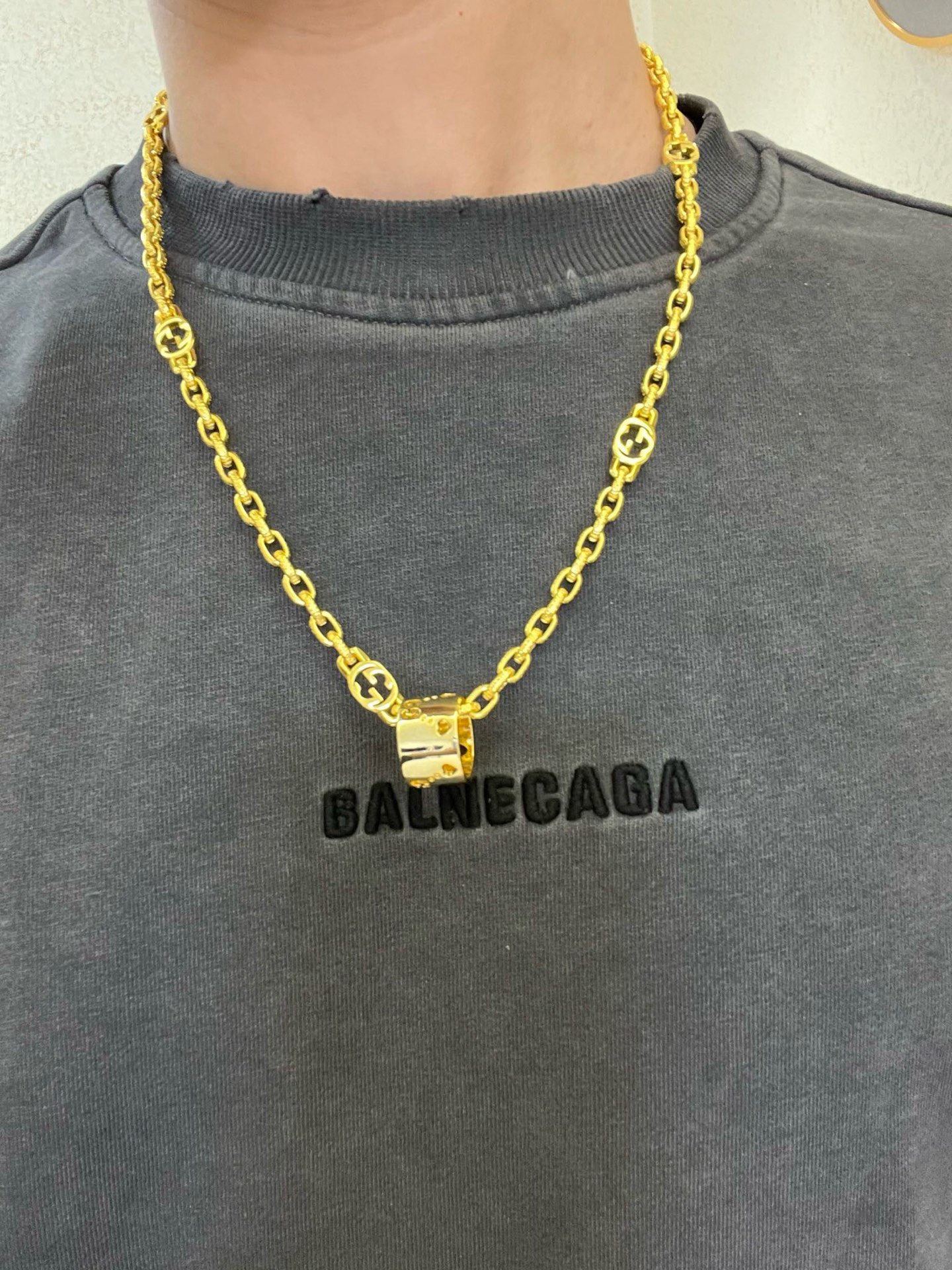 。。 新品发布👒不爆不发 抖音带货网红首选 𝐆𝐮𝐜𝐜𝐢古驰项链最新款链条档次更高明星同款Anger Fo