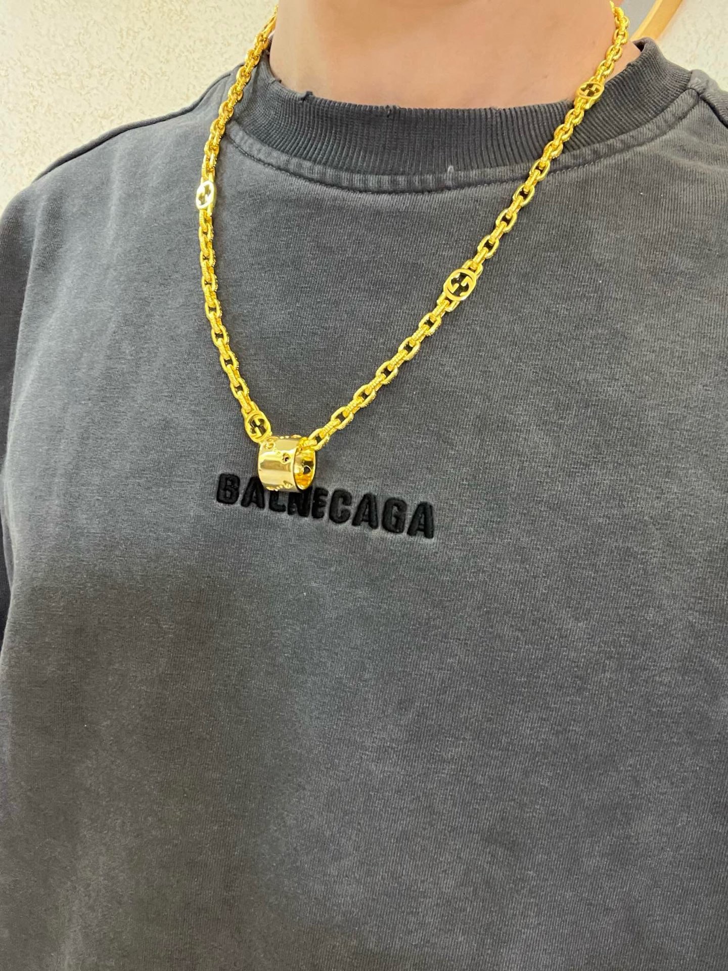 。。 新品发布👒不爆不发 抖音带货网红首选 𝐆𝐮𝐜𝐜𝐢古驰项链最新款链条档次更高明星同款Anger Fo