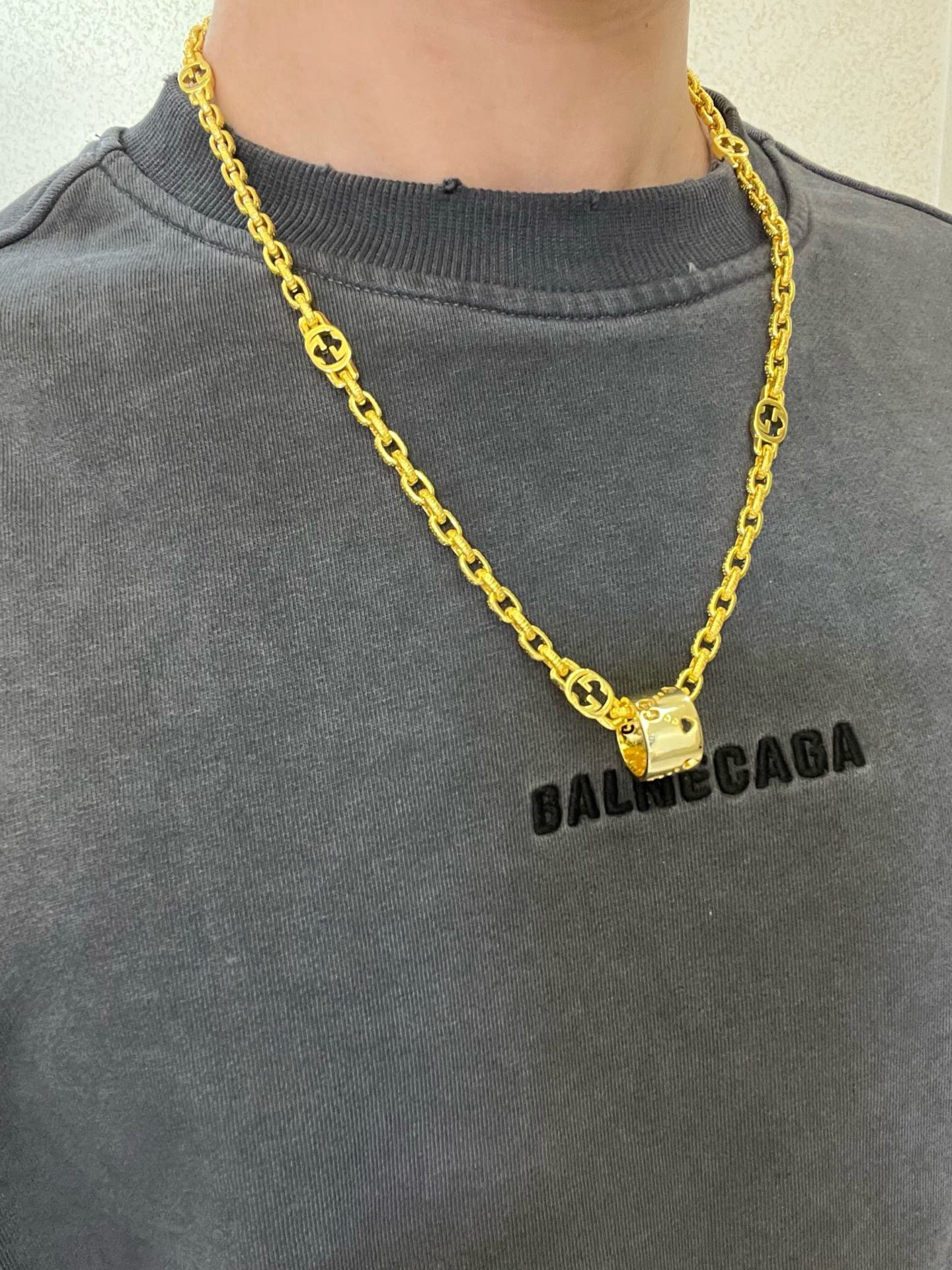 。。 新品发布👒不爆不发 抖音带货网红首选 𝐆𝐮𝐜𝐜𝐢古驰项链最新款链条档次更高明星同款Anger Fo