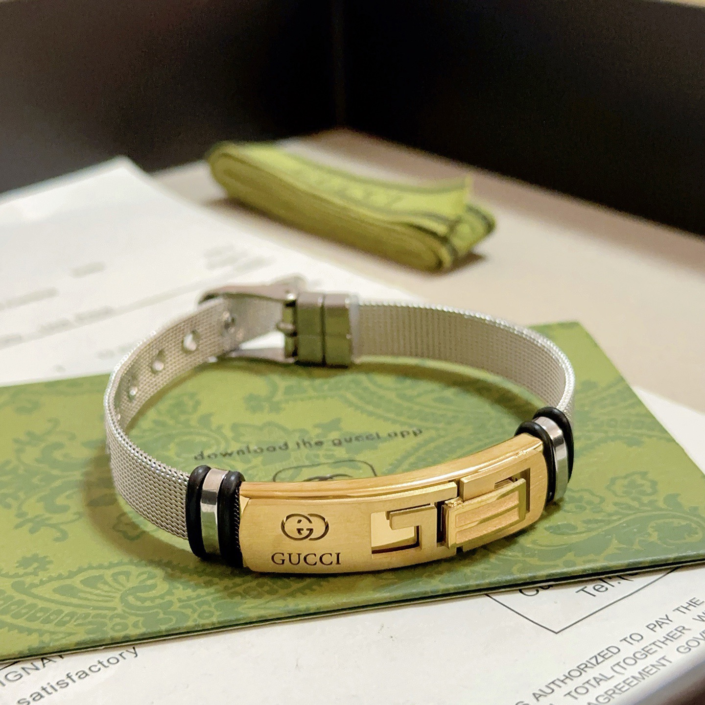 Bvlgari 新款宝格丽BVLGARI手链手绳编织手绳加厚版 铂金版