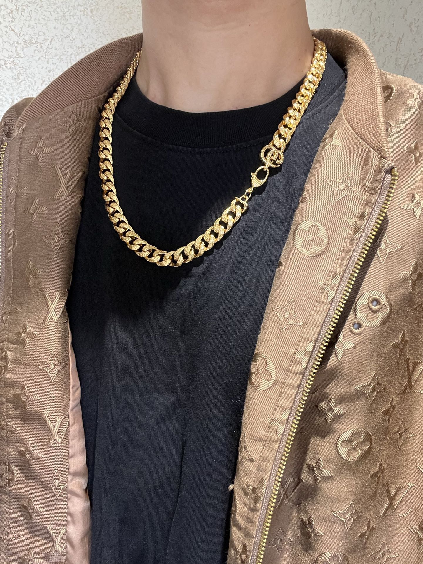 𝐆𝐮𝐜𝐜𝐢古驰项链最新款链条档次更高明星同款Anger Forest系列双G古驰项链 高端货 不氧化不退