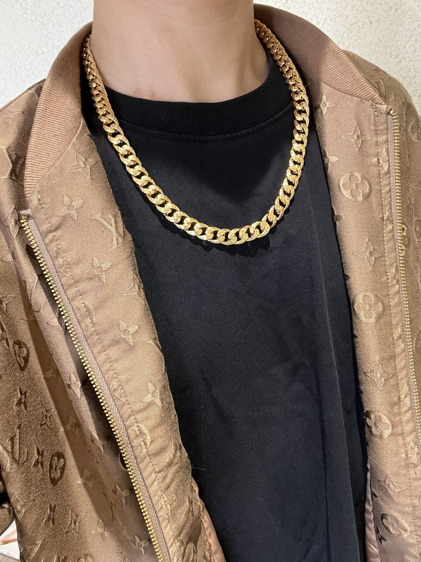 𝐆𝐮𝐜𝐜𝐢古驰项链最新款链条档次更高明星同款Anger Forest系列双G古驰项链 高端货 不氧化不退