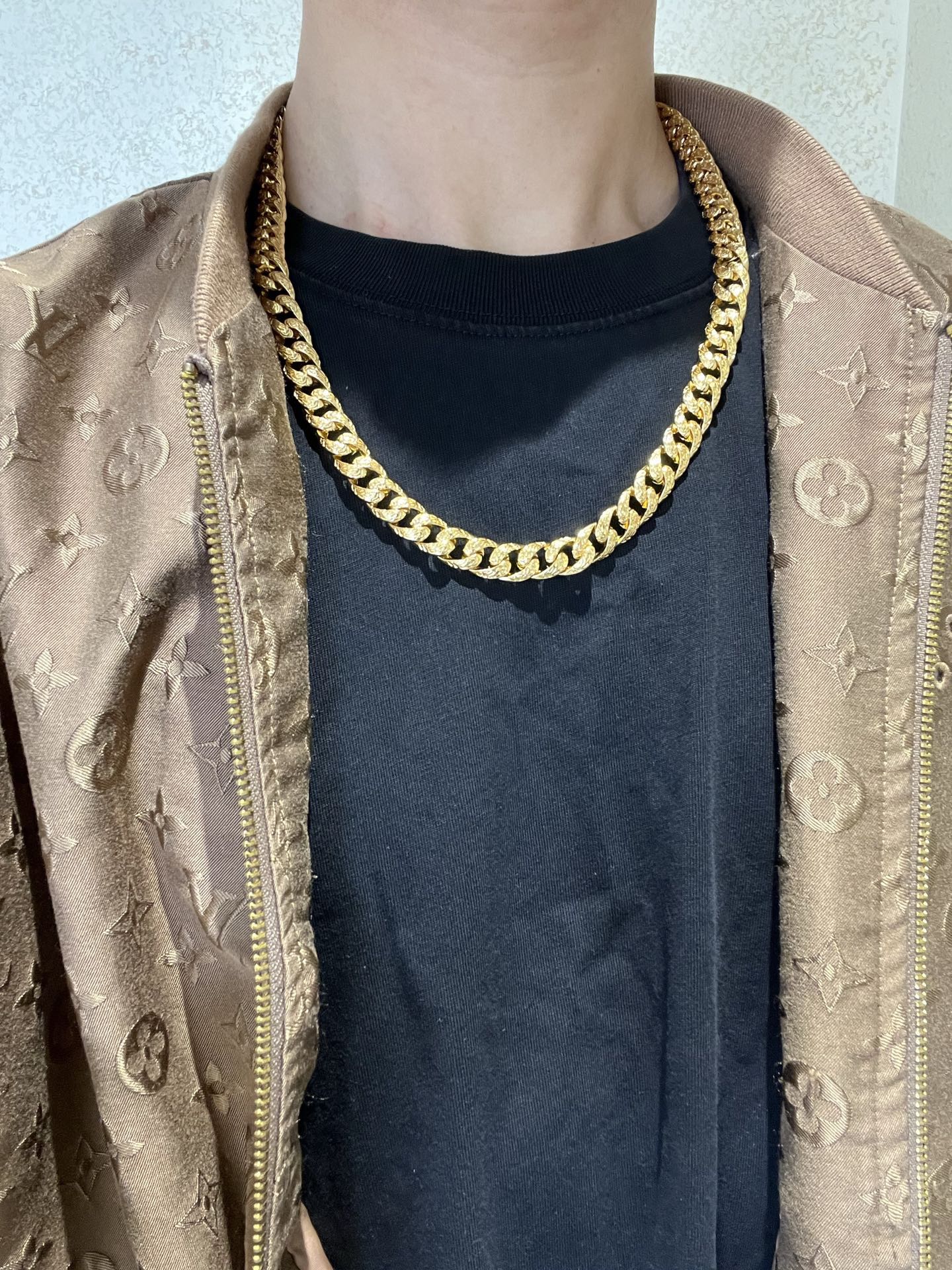 𝐆𝐮𝐜𝐜𝐢古驰项链最新款链条档次更高明星同款Anger Forest系列双G古驰项链 高端货 不氧化不退