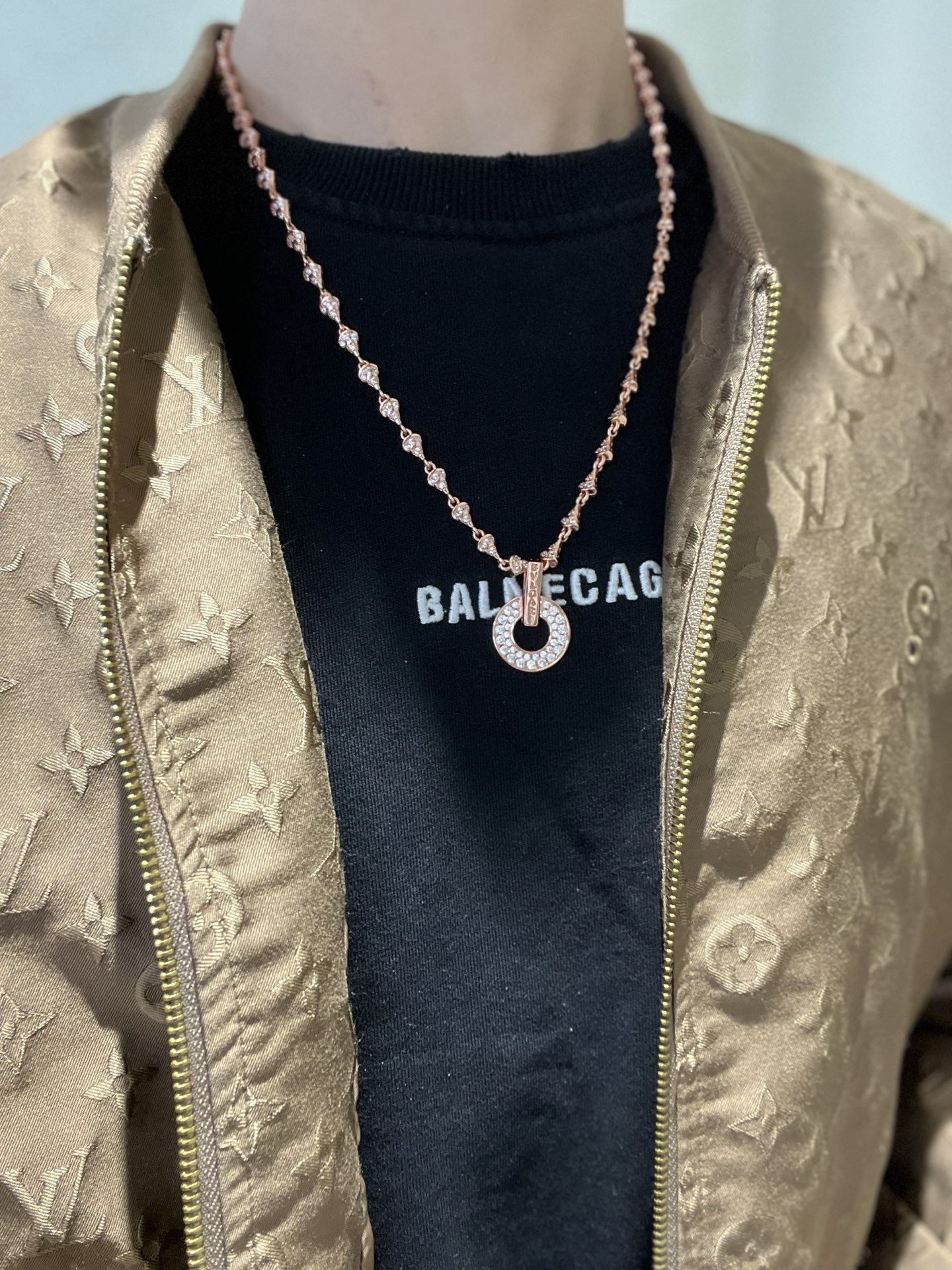 Bvlgari 宝格丽项链V金材质 BVLGARI宝格丽 DIVAS‘ DREAM 系列 品相完美