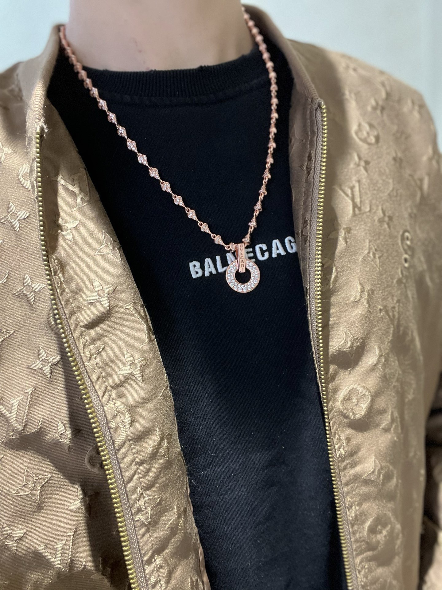 Bvlgari 宝格丽项链V金材质 BVLGARI宝格丽 DIVAS‘ DREAM 系列 品相完美