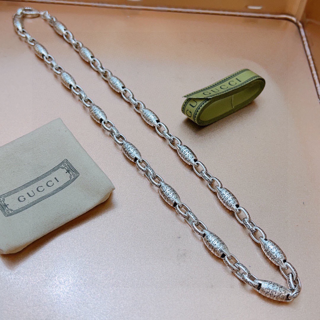 Gucci 奢华款𝐆𝐮𝐜𝐜𝐢古驰项链最新款链条档次更高