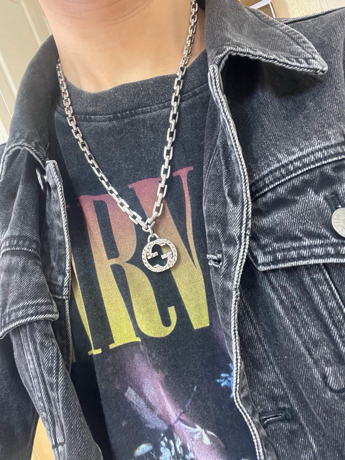 。太帅啦。 𝐆𝐮𝐜𝐜𝐢古驰项链2026最新款链条档次更高明星同款经典款Anger Forest系列双G古