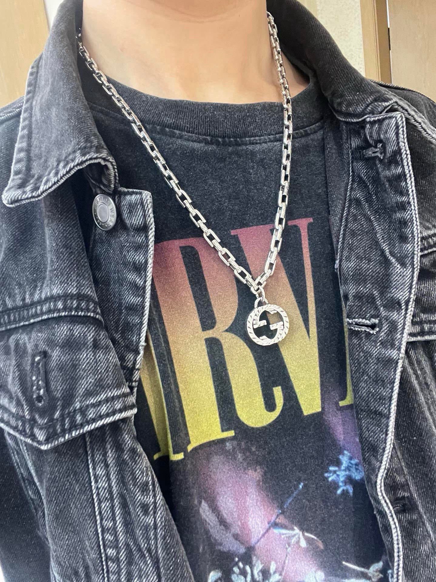 。太帅啦。 𝐆𝐮𝐜𝐜𝐢古驰项链2026最新款链条档次更高明星同款经典款Anger Forest系列双G古