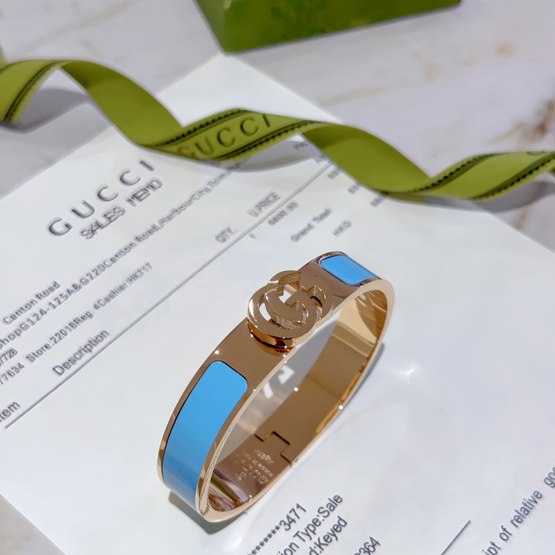 。七夕情人节礼物💝𝐆𝐮𝐜𝐜𝐢古驰手镯手环纯手工打造最新款手镯档次更高明星同款Anger Forest系列