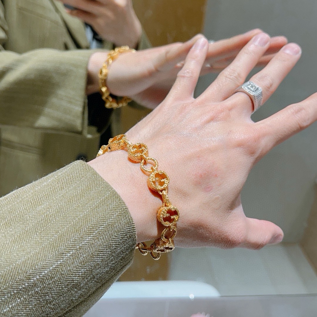 Gucci 2026最新出炉满钻奢华古驰手链