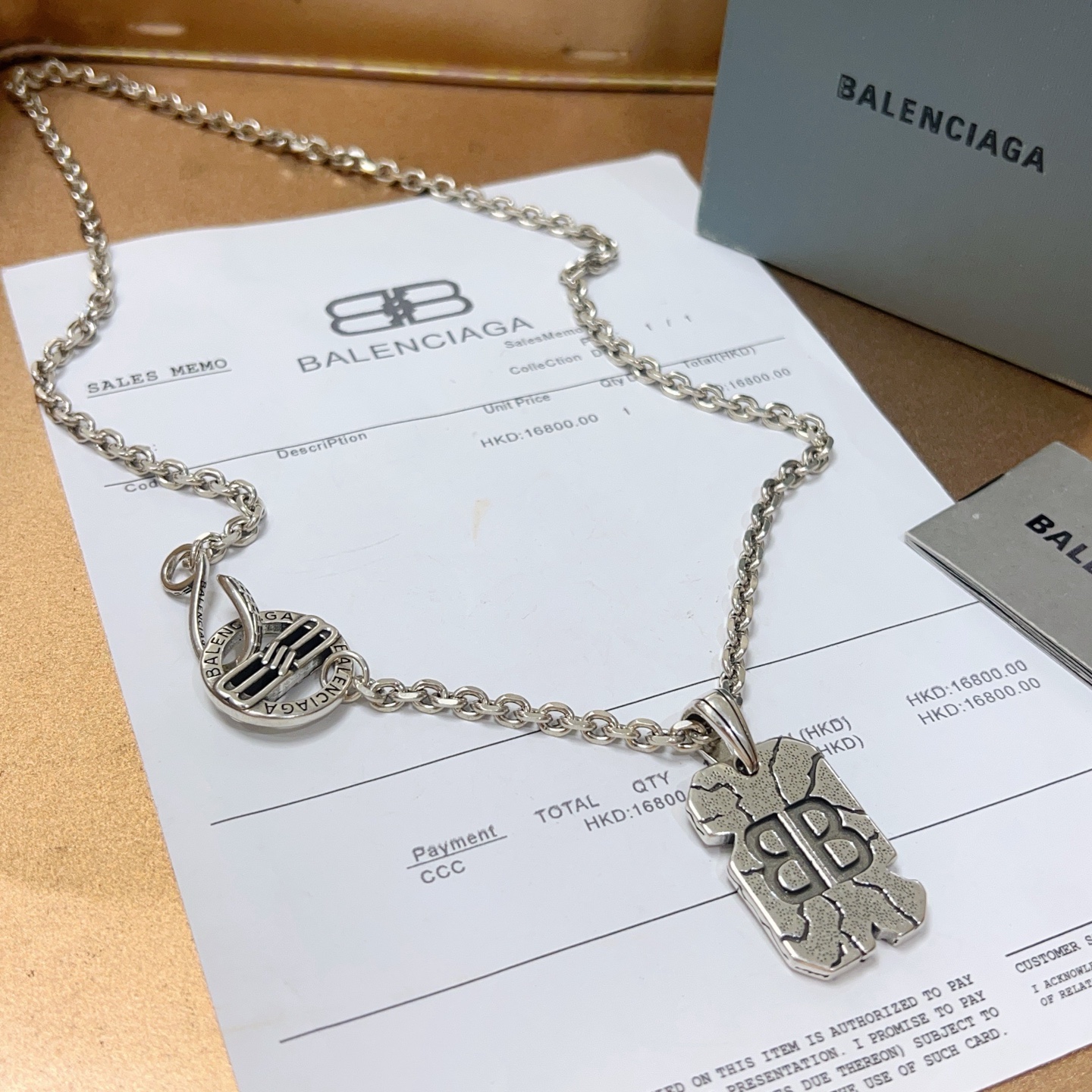 Balenciaga luxury necklace