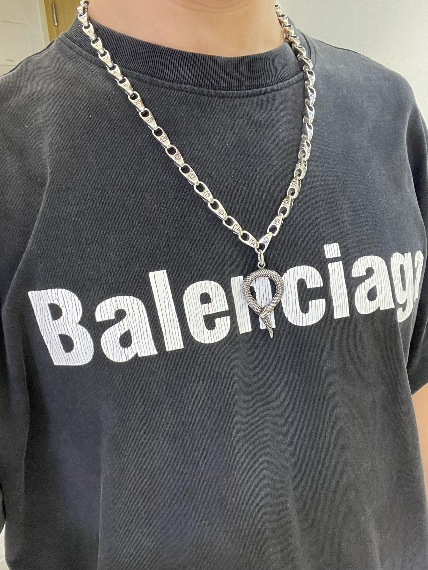 。太帅啦。 𝐆𝐮𝐜𝐜𝐢古驰项链 最新款链条档次更高明星同款经典款Anger Forest系列双G古驰项链