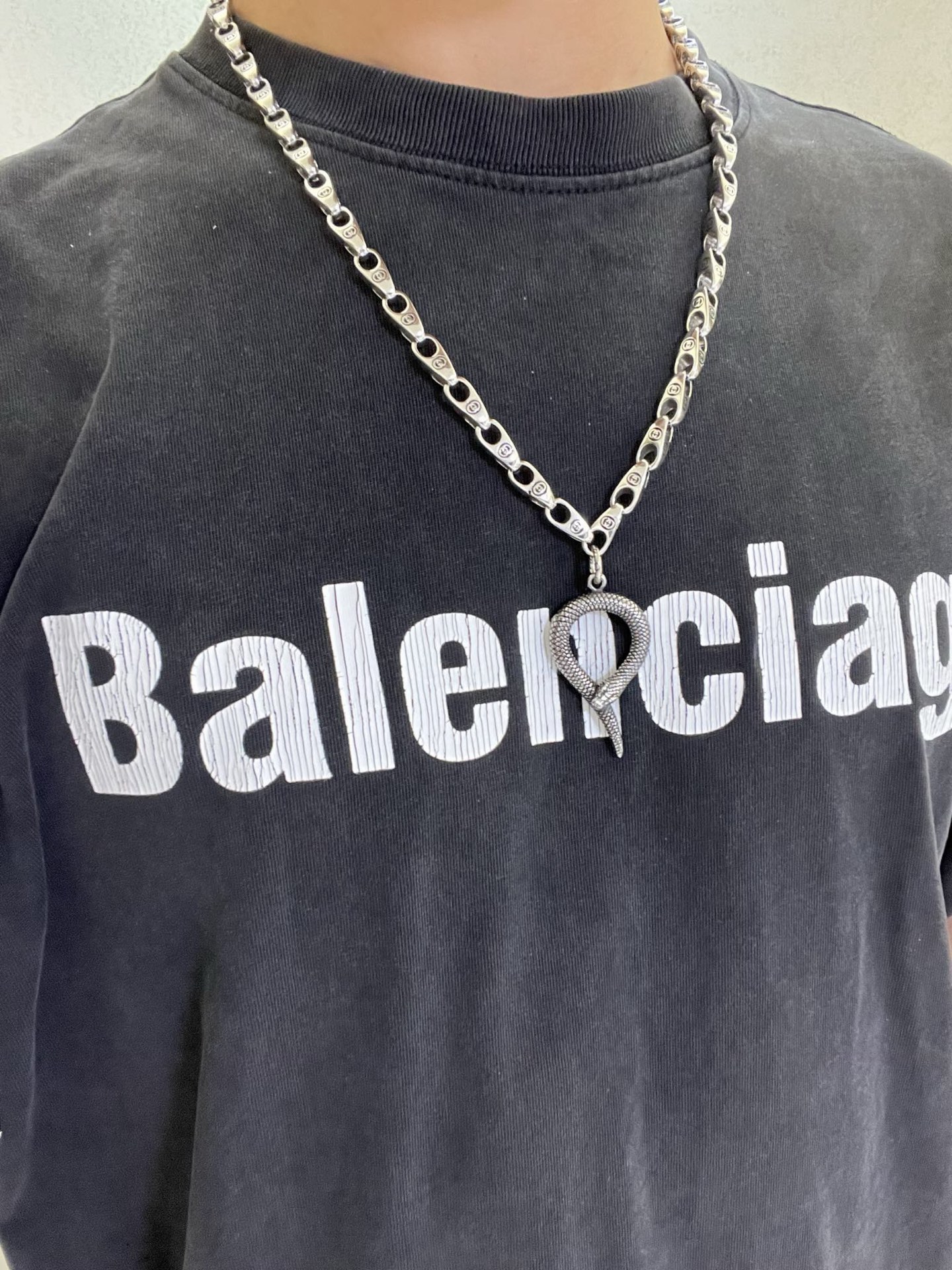 。太帅啦。 𝐆𝐮𝐜𝐜𝐢古驰项链 最新款链条档次更高明星同款经典款Anger Forest系列双G古驰项链