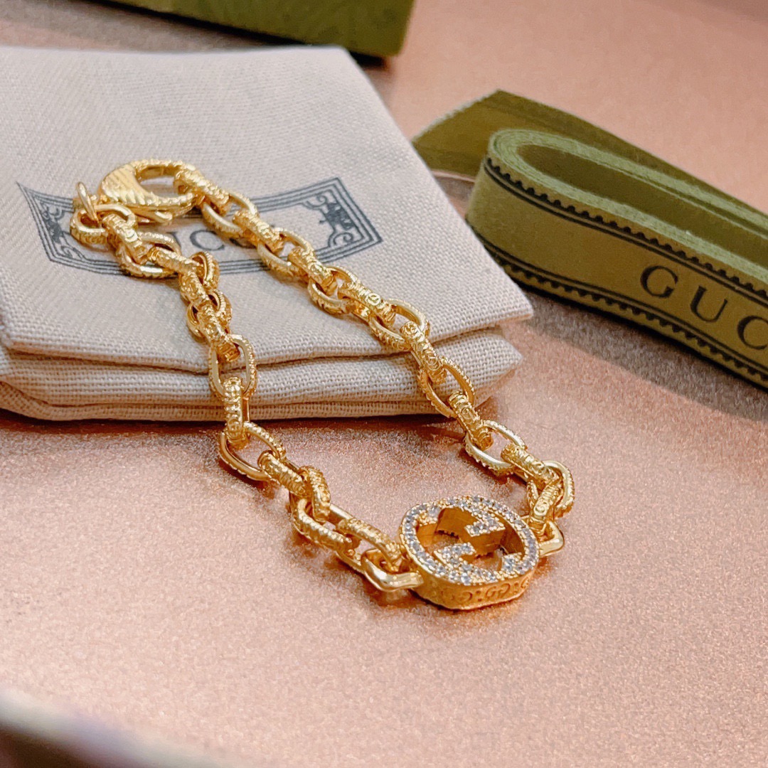 Gucci 太帅啦 2026最新出炉黄金土豪版手链
