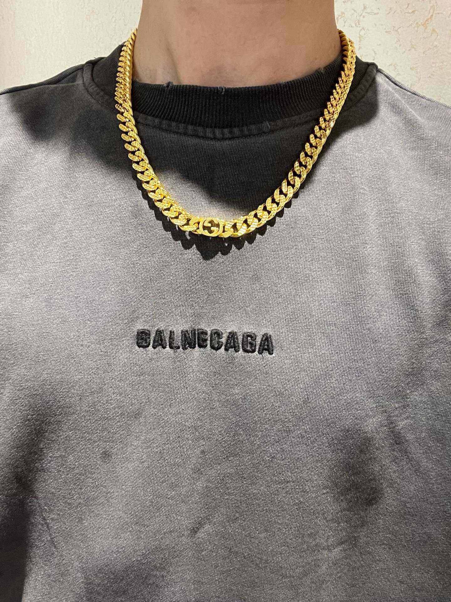 古驰套装新品发布 。。 不爆不发 抖音带货网红首选 𝐆𝐮𝐜𝐜𝐢古驰项链最新款链条档次更高明星同款Ange