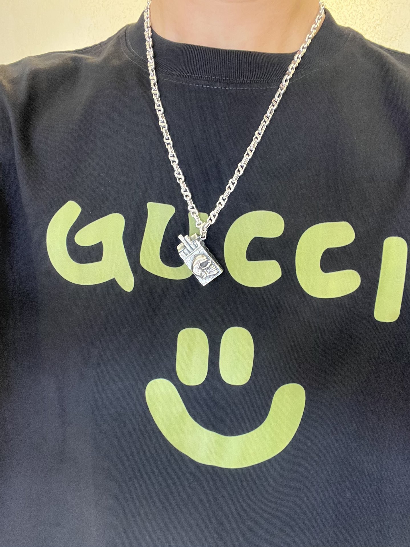 。。 新品发布👒不爆不发 抖音带货网红首选 𝐆𝐮𝐜𝐜𝐢古驰项链最新款链条档次更高明星同款Anger Fo