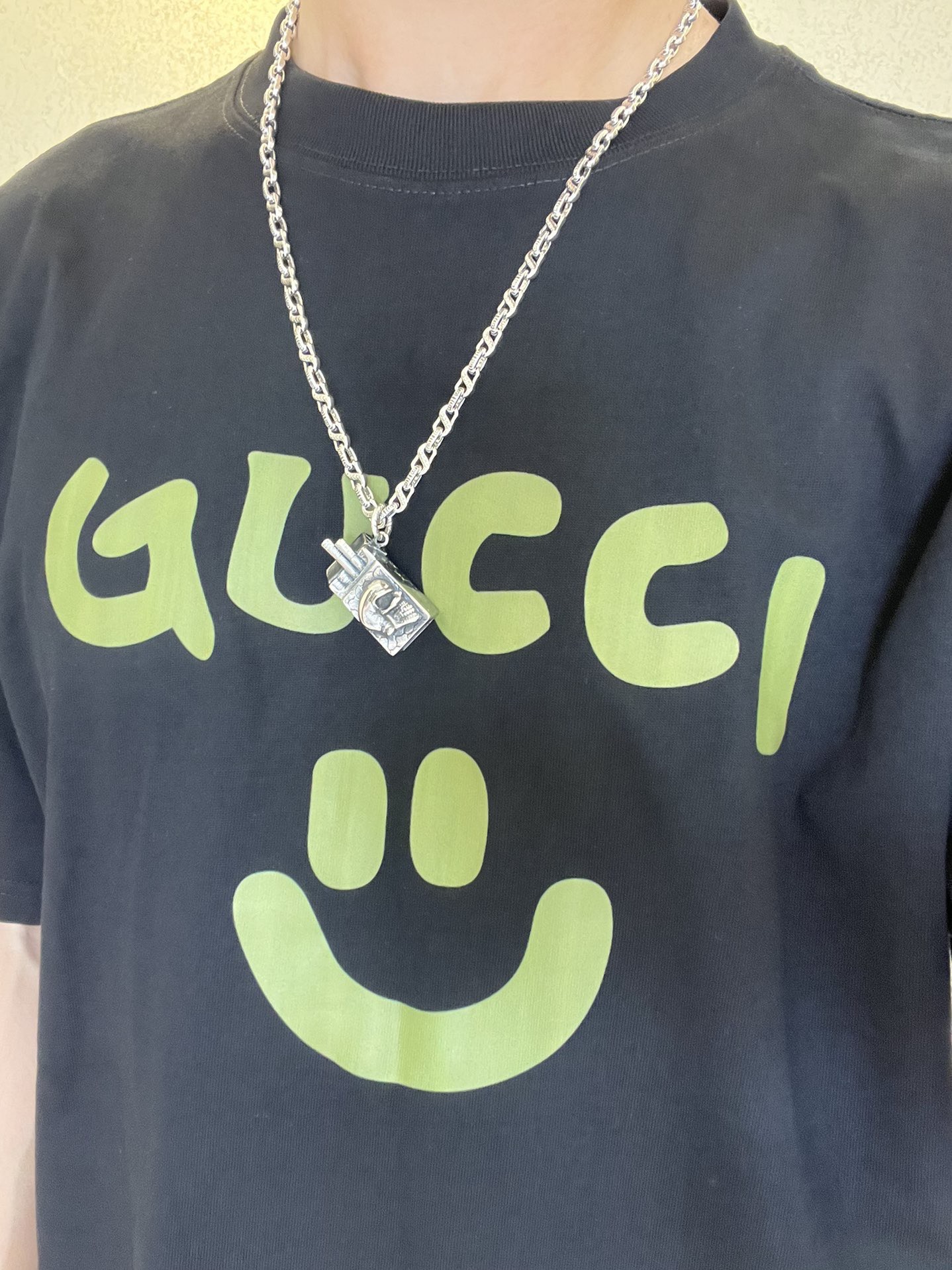 。。 新品发布👒不爆不发 抖音带货网红首选 𝐆𝐮𝐜𝐜𝐢古驰项链最新款链条档次更高明星同款Anger Fo