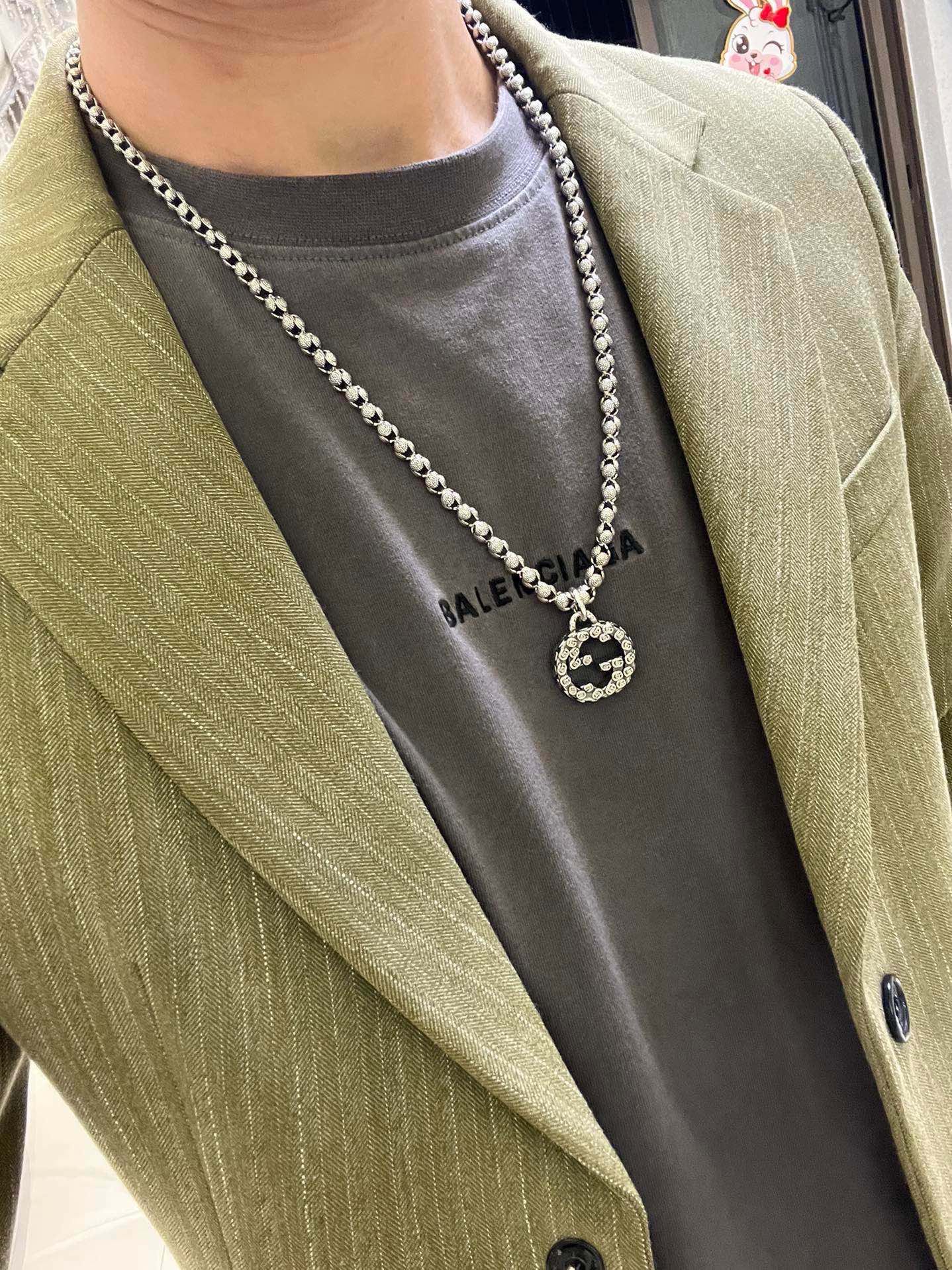 𝐆𝐮𝐜𝐜𝐢古驰项链最新款链条档次更高明星同款Anger Forest系列双G经典款项链系列古驰项链链长6