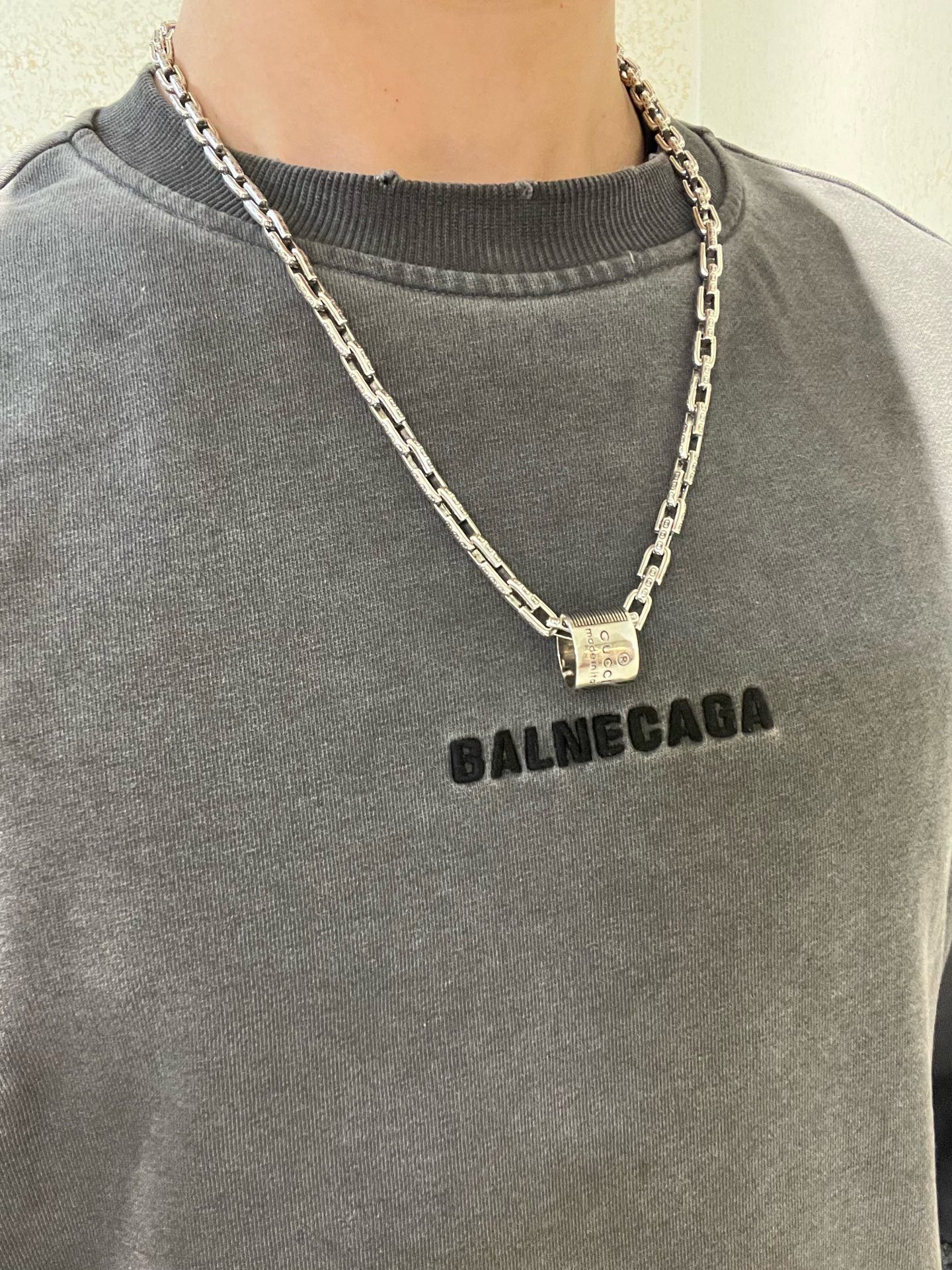 。太帅啦。 𝐆𝐮𝐜𝐜𝐢古驰项链2026最新款链条档次更高明星同款经典款Anger Forest系列双G古