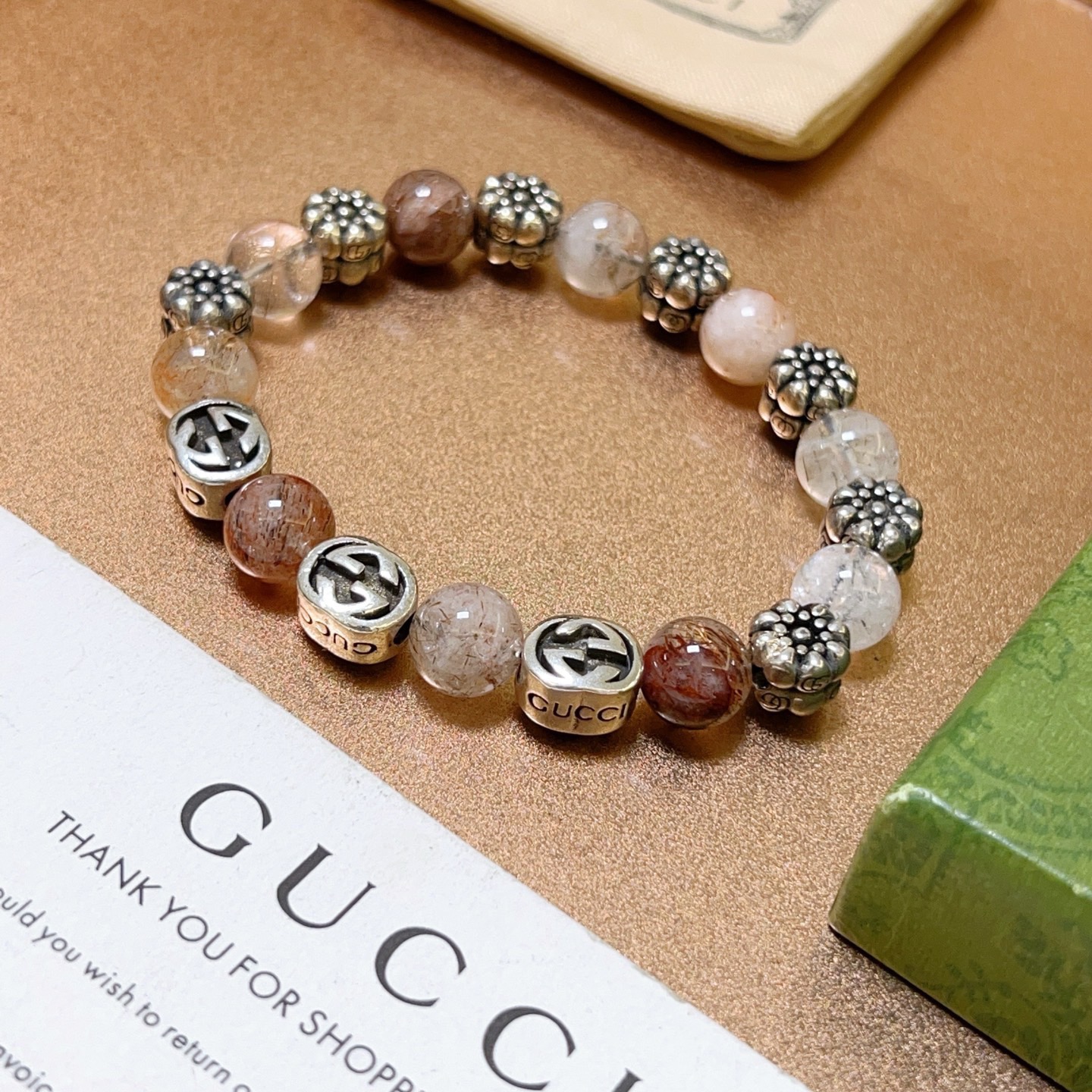古驰 Gucci 高定典藏高定典雅奢华珠宝首饰项链手链戒指 #43C36FE5 2