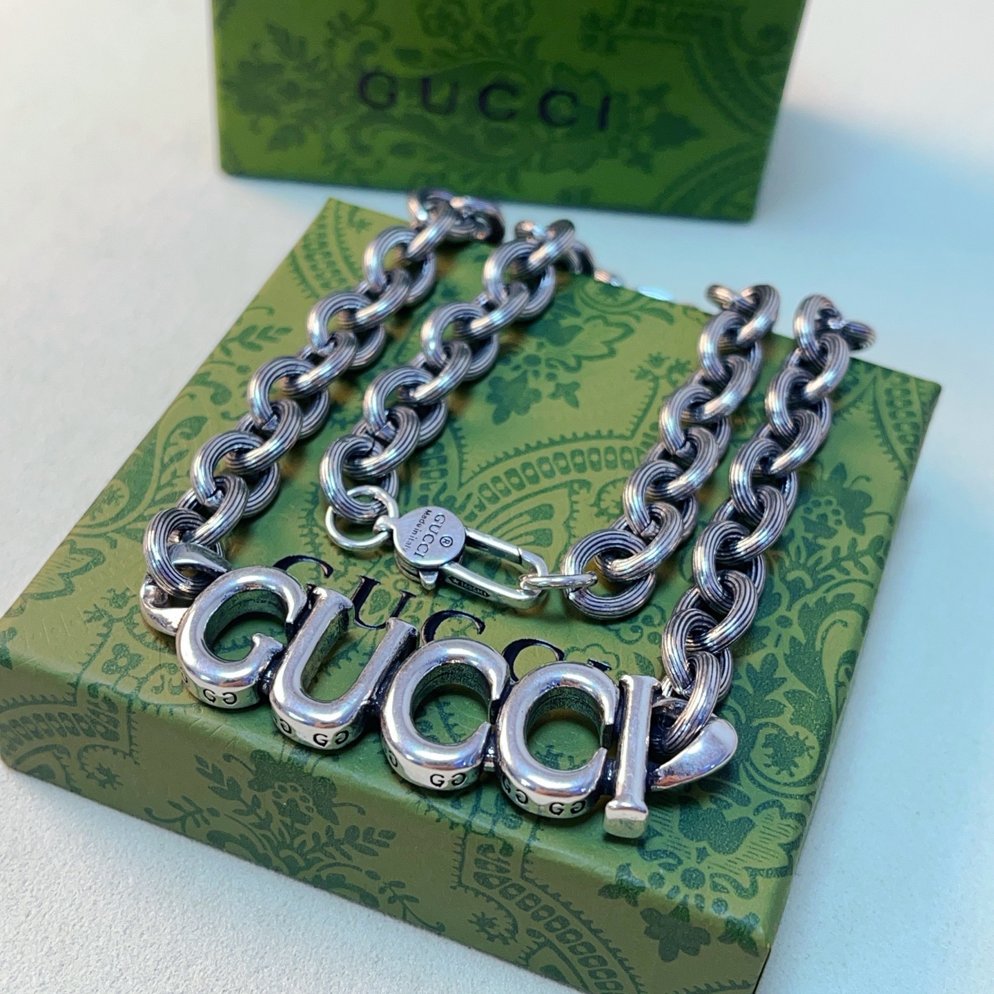 奢华款)Gucci古驰项链最新款链条档次更高 5