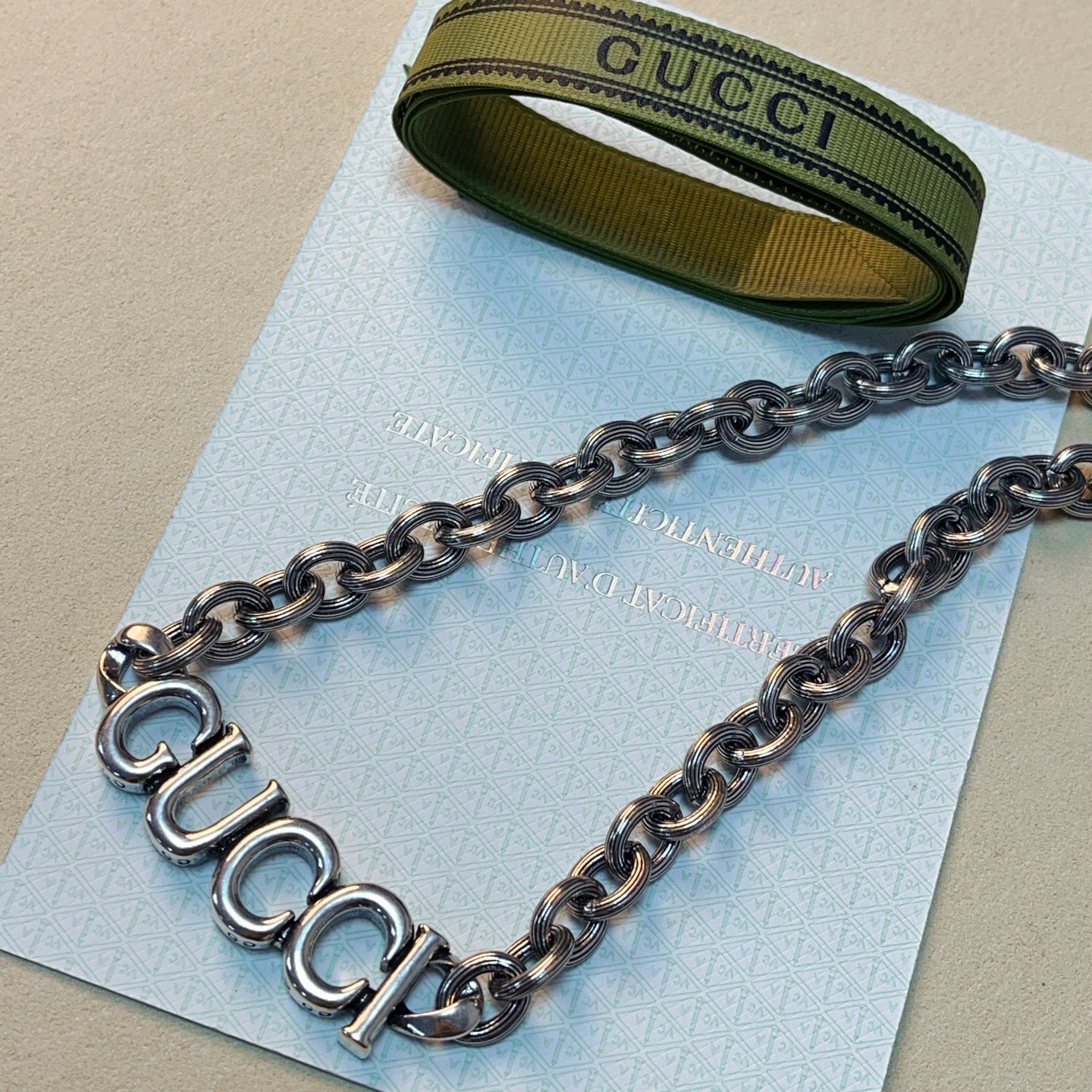奢华款)Gucci古驰项链最新款链条档次更高 7