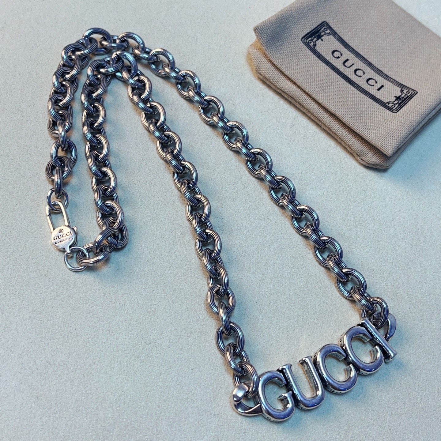 奢华款)Gucci古驰项链最新款链条档次更高 3