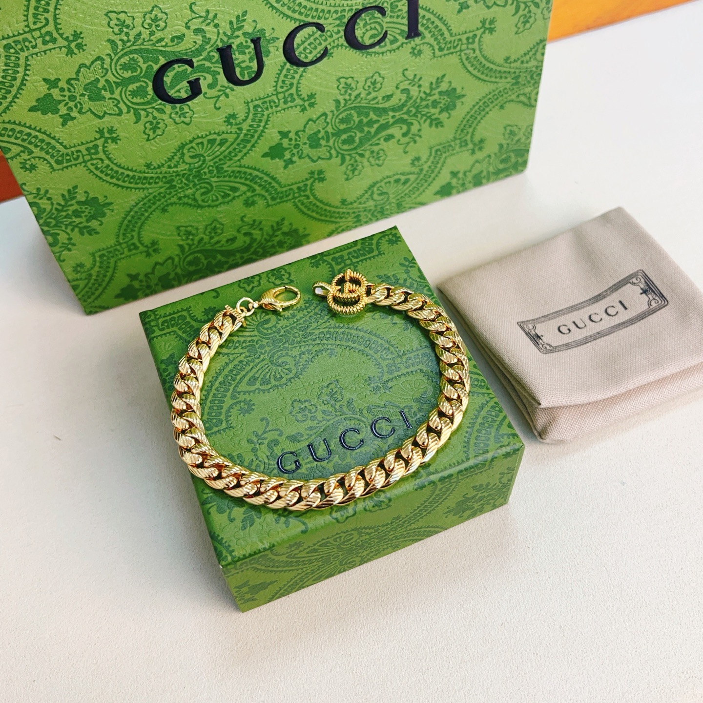 古驰 Gucci 高定典藏高定典雅奢华珠宝首饰项链手链戒指 #4EBDF067 2