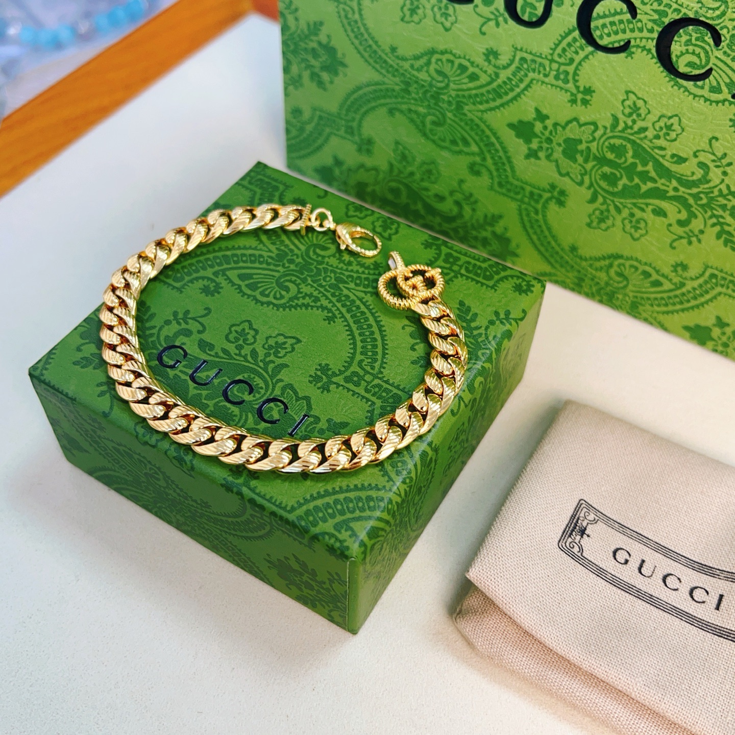 古驰 Gucci 高定典藏高定典雅奢华珠宝首饰项链手链戒指 #4EBDF067 4