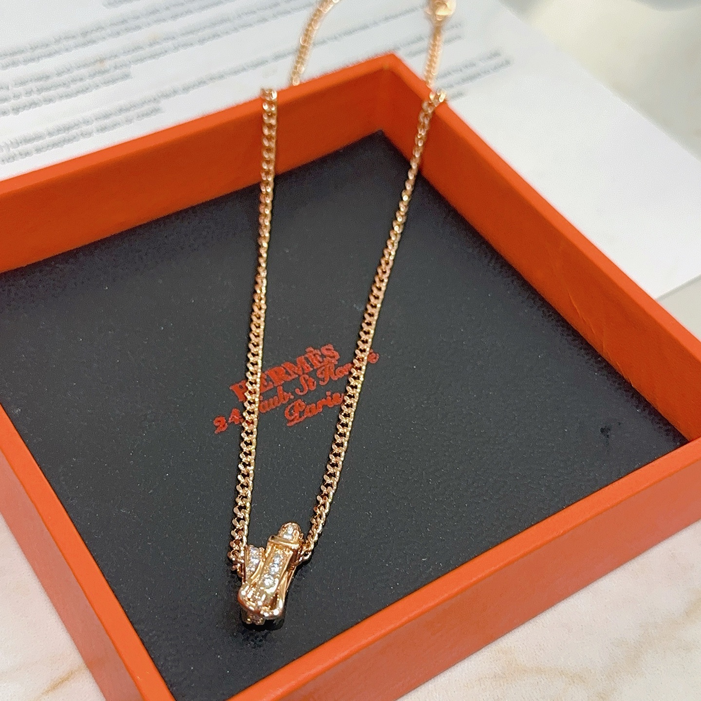 Hermès Haute Joaillerie Fine Jewelry Earrings Necklace Ring Ref 6