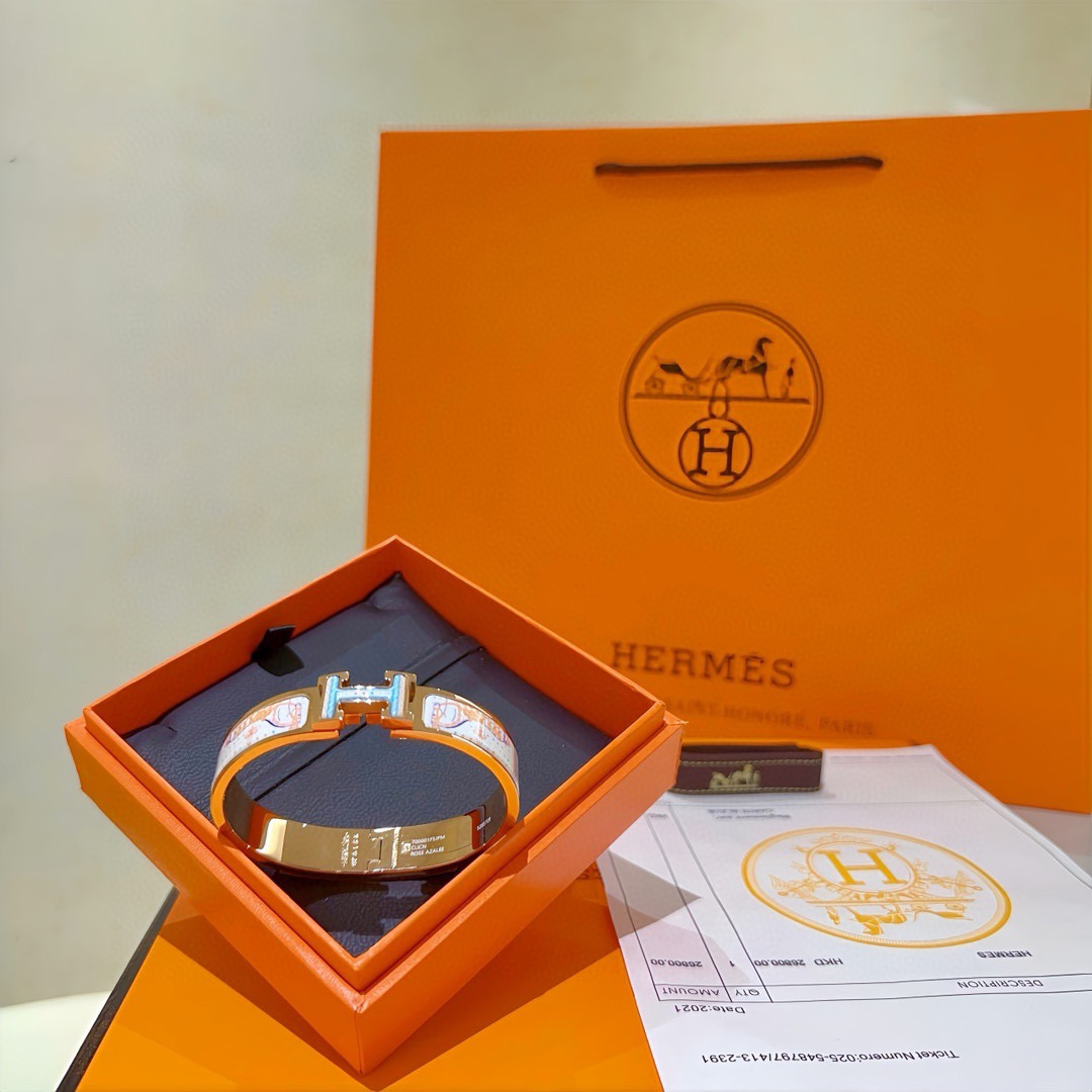 爱马仕 Hermès 传世高定珠宝耳环项链戒指首饰 #E4966FD6 7