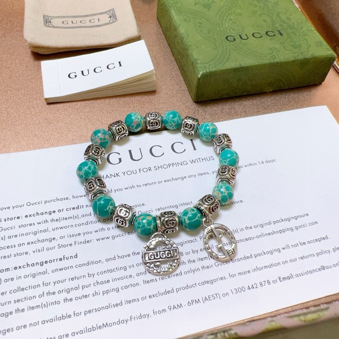 古驰 Gucci 高定典藏高定典雅奢华珠宝首饰项链手链戒指 #F799F59A 5