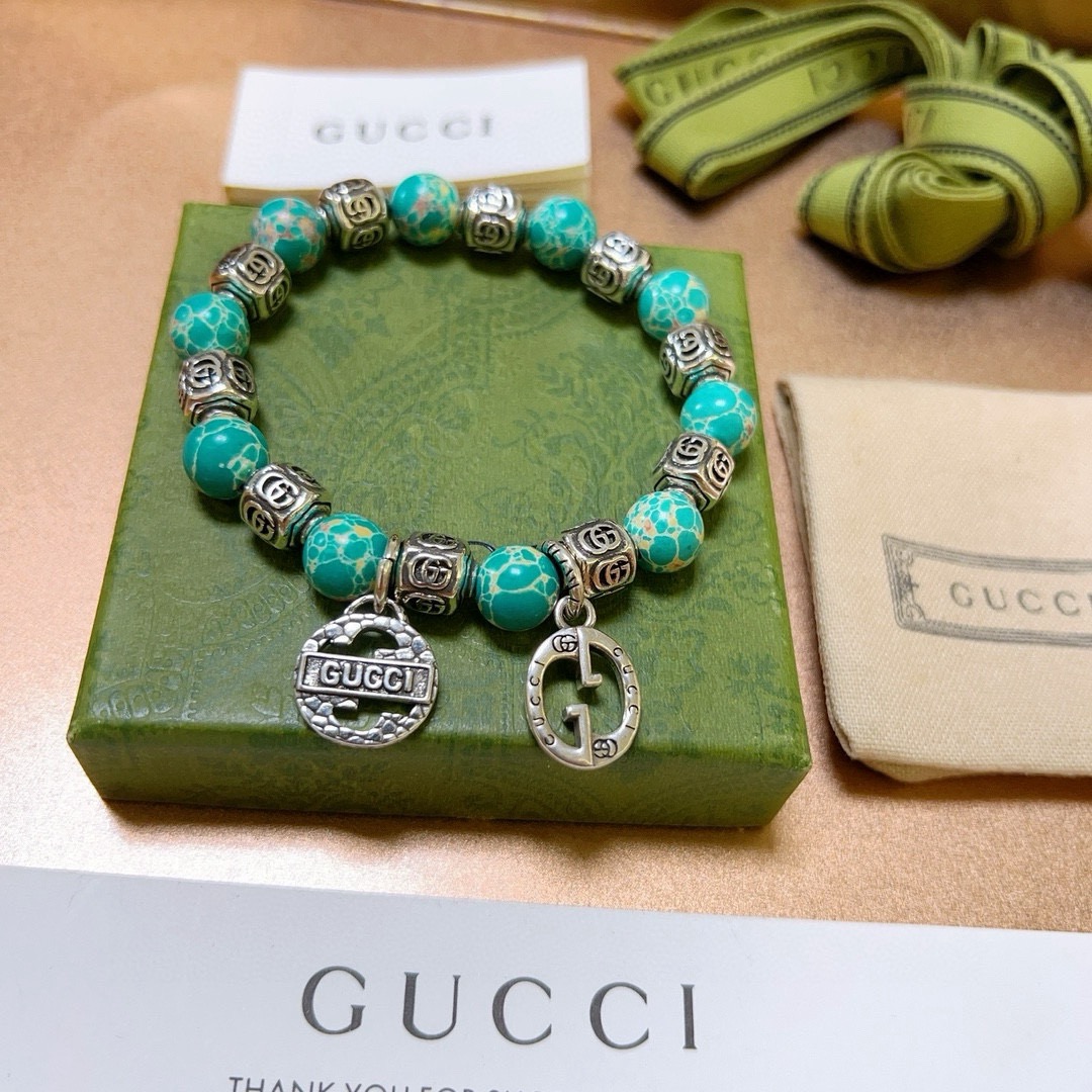 古驰 Gucci 高定典藏高定典雅奢华珠宝首饰项链手链戒指 #F799F59A 2