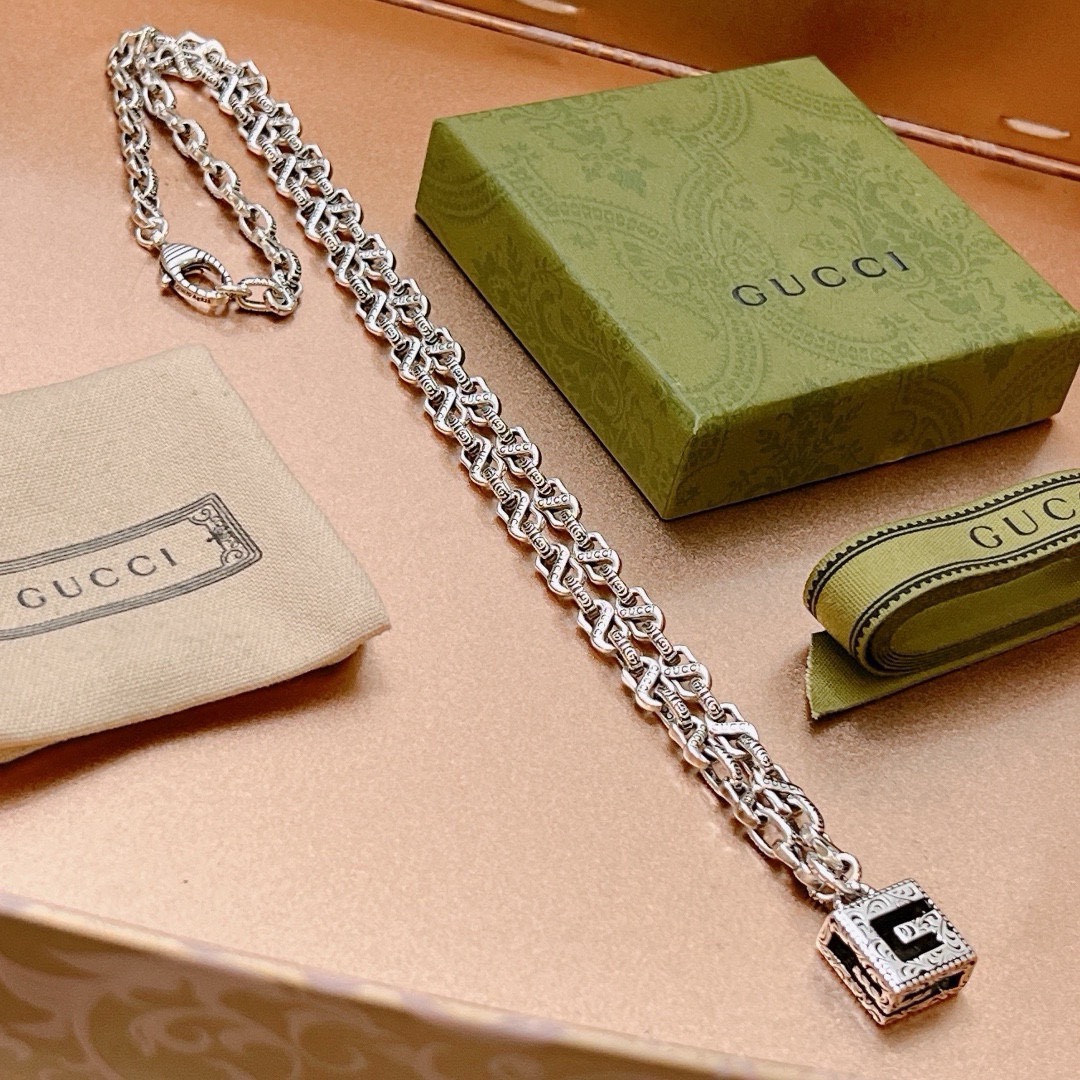 古驰 Gucci 高定典藏高定典雅奢华珠宝首饰项链手链戒指 #34C29327 9