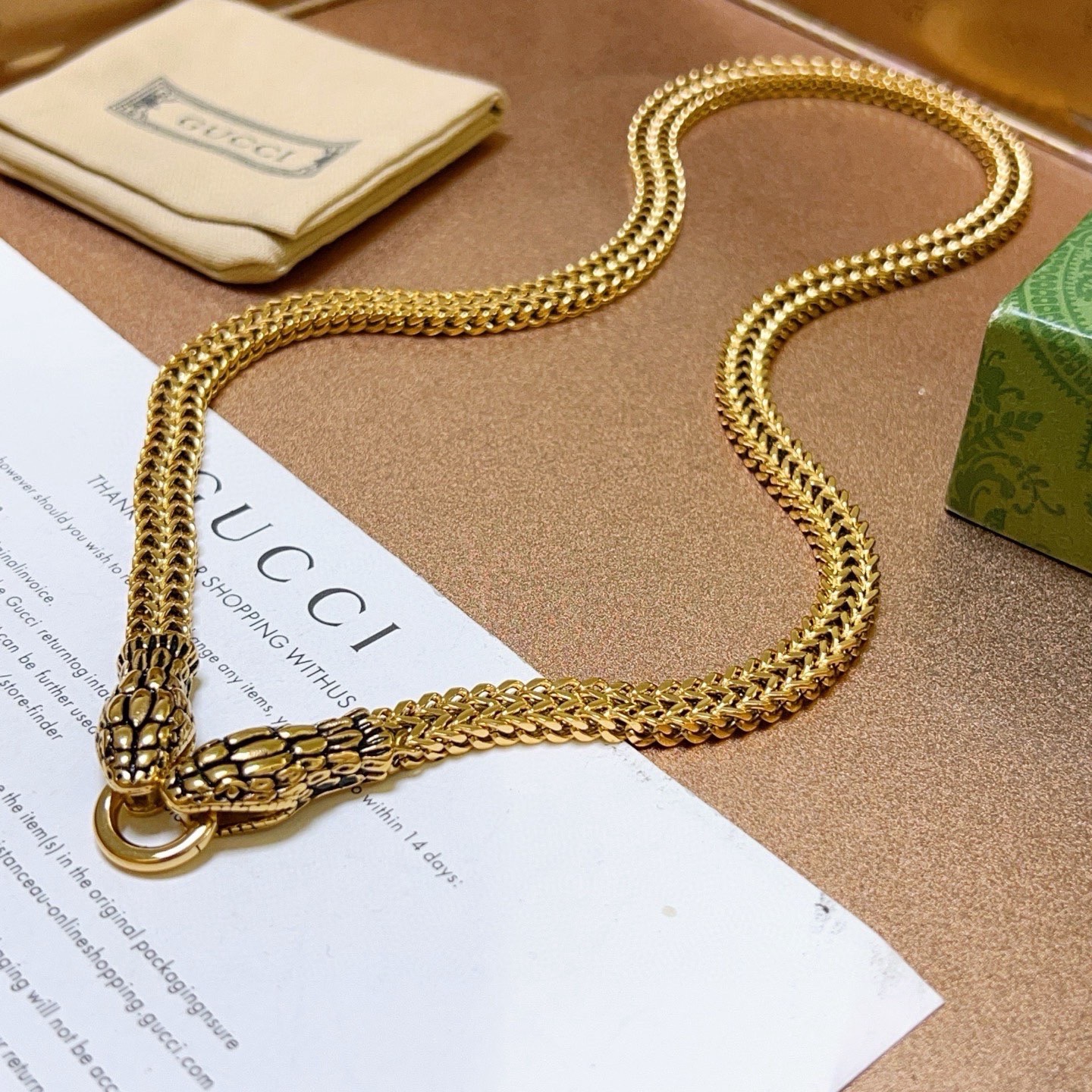 古驰 Gucci 高定典藏高定典雅奢华珠宝首饰项链手链戒指 #A01ACB5B 2